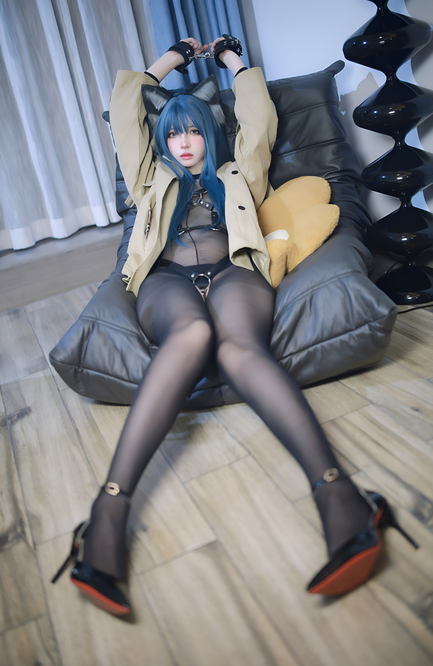 Fengmao SS 猫耳黒ストッキング 70P