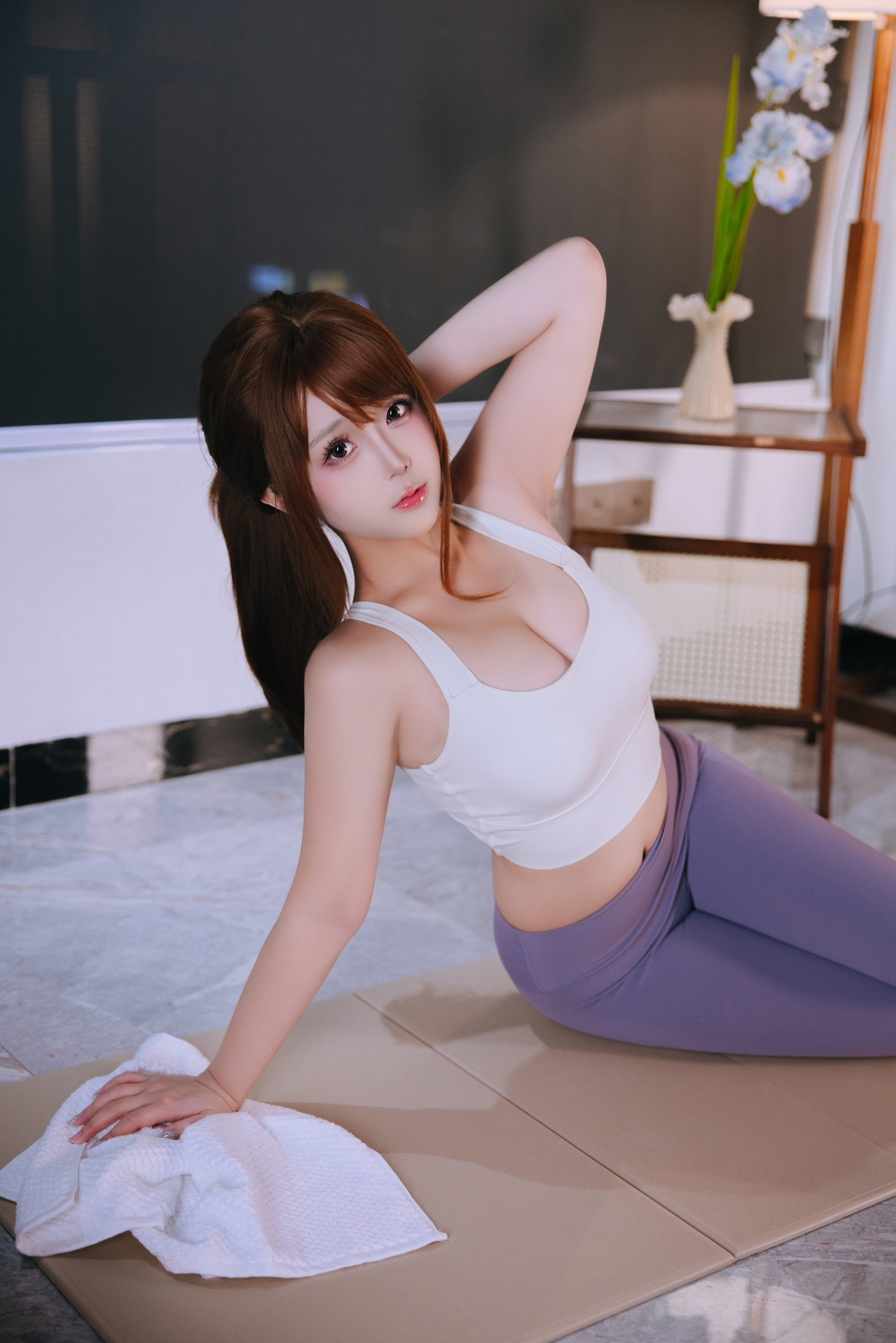Hinajiao 瑜伽训练 화보 세트 168P1V