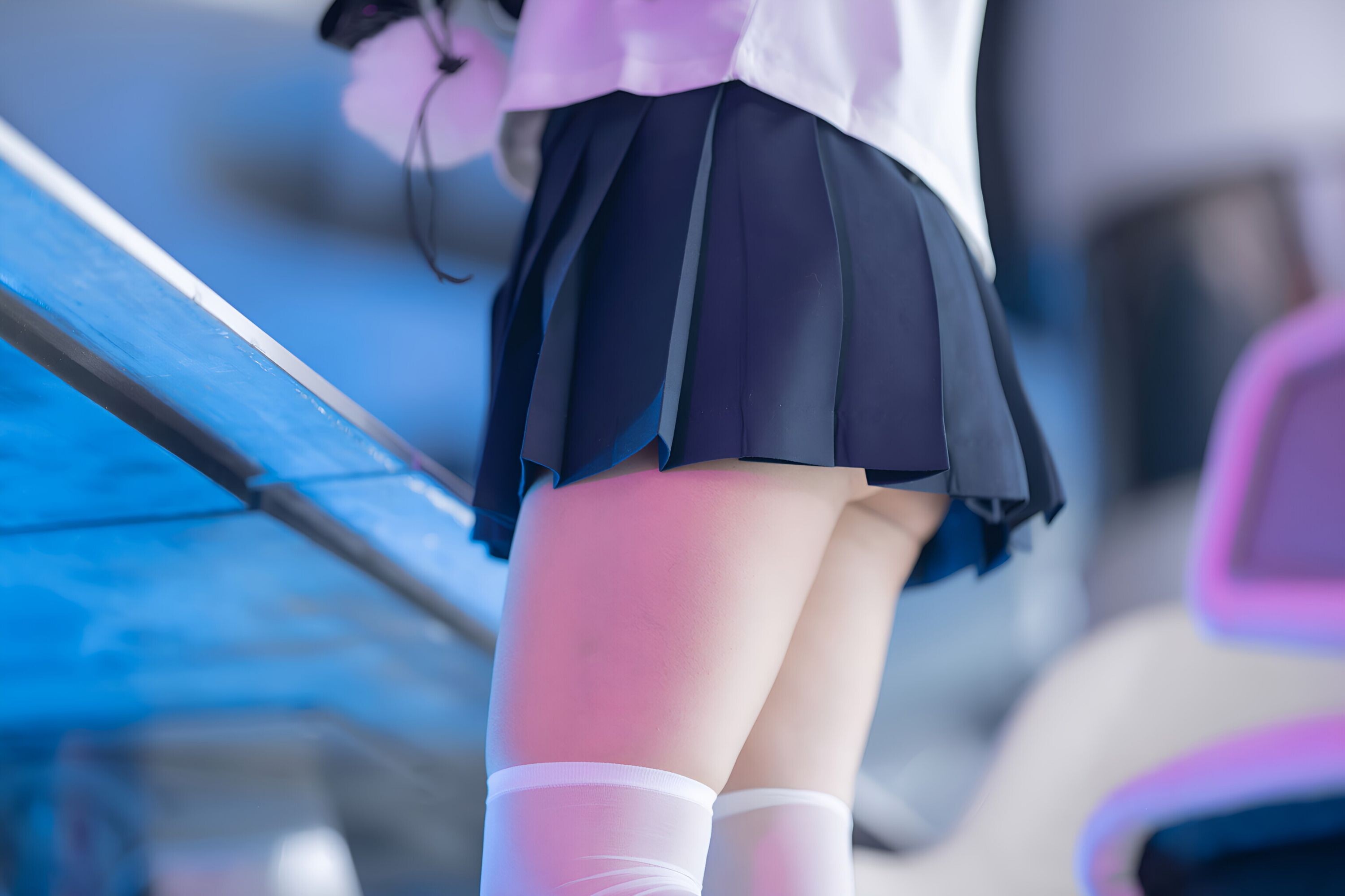 蠢沫沫《學妹的兼職》136P1V 制服寫真套圖