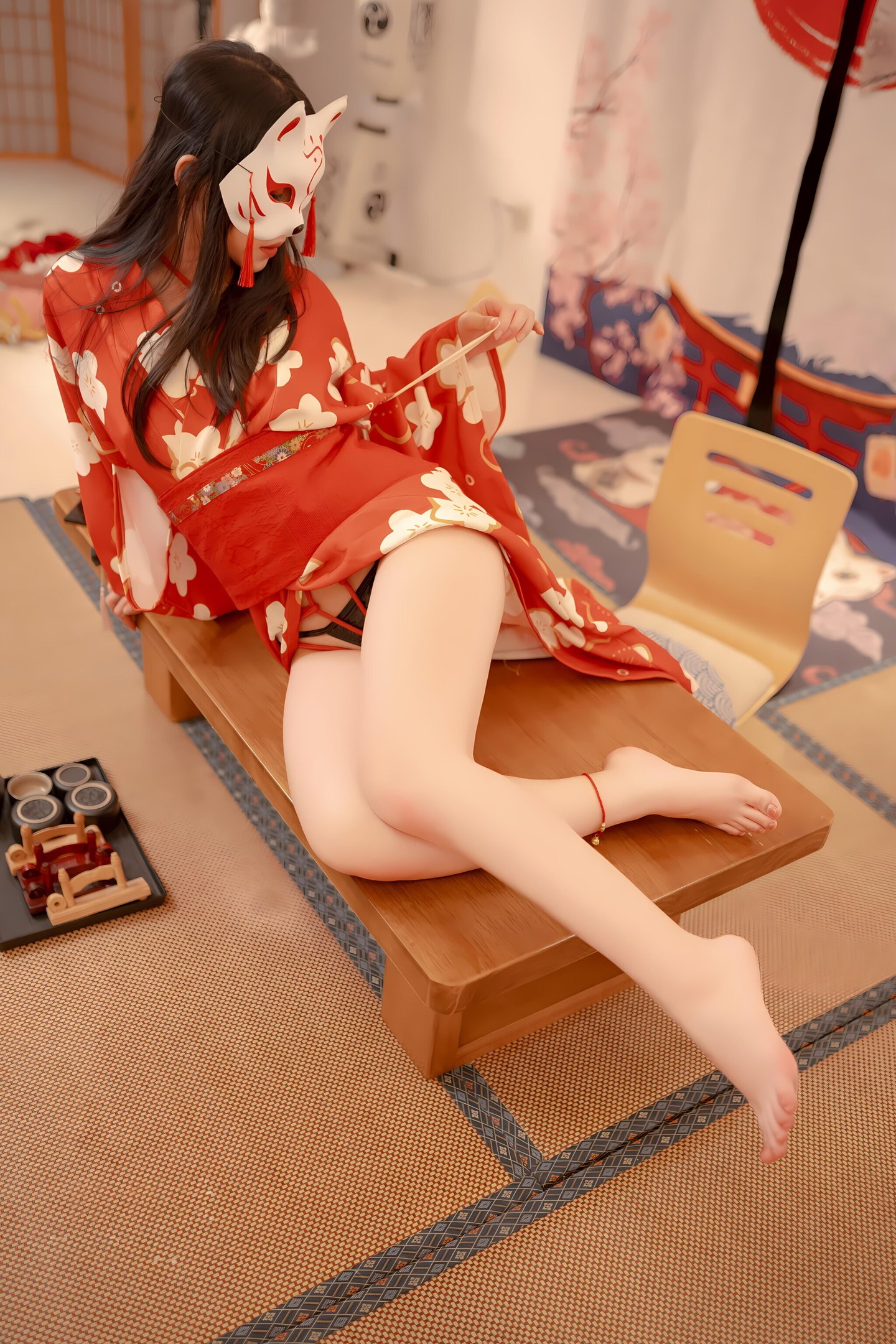 Bangni邦尼 - 和服束縛美腿寫真 93P