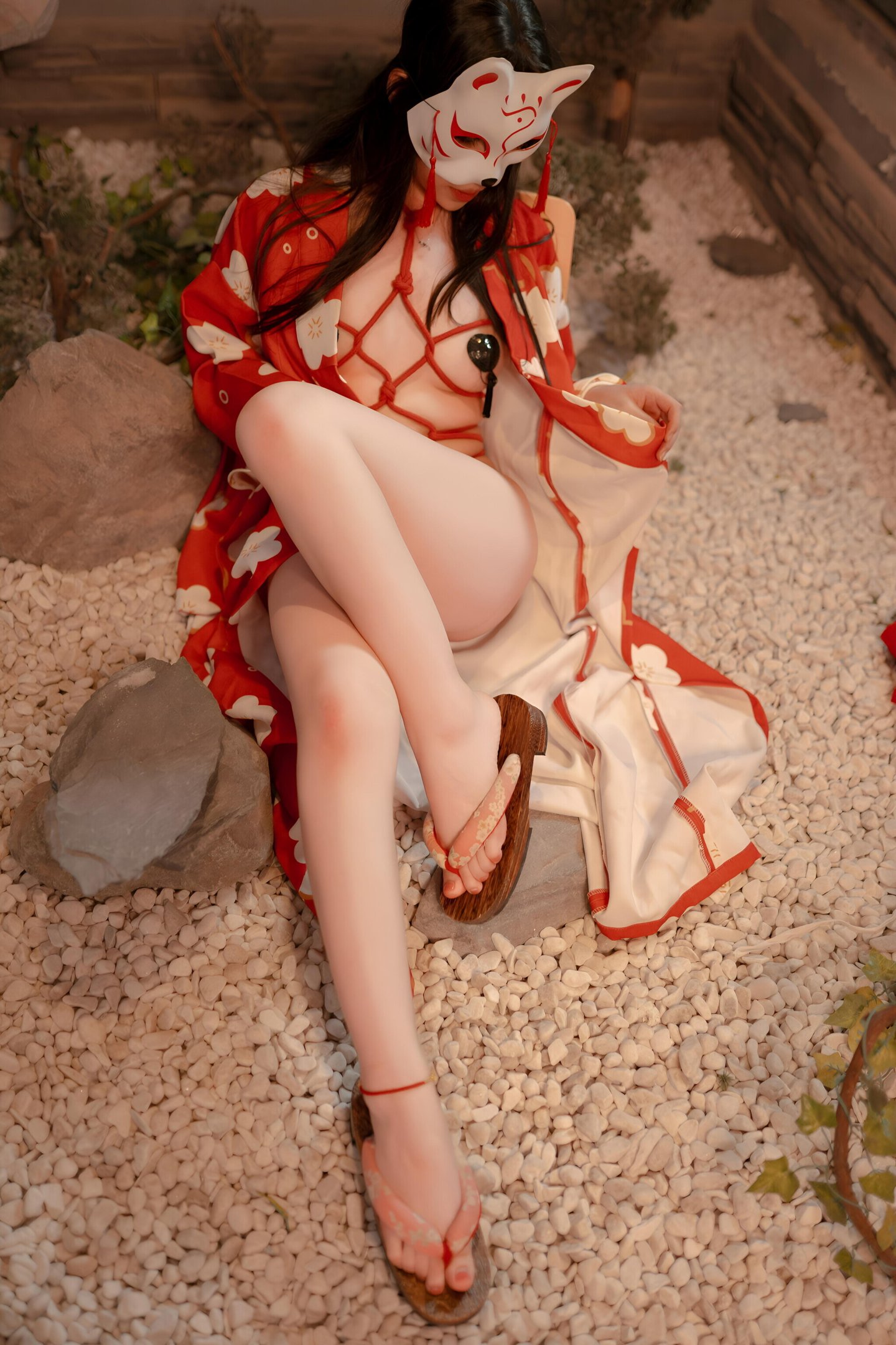 Bangni Bonnie Kimono Ràng Buộc Chân Đẹp 93P