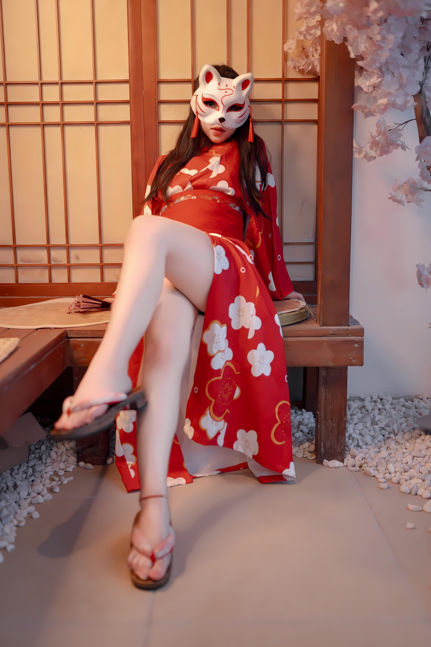 Bangni Bonnie 和服束縛 美脚写真 93P