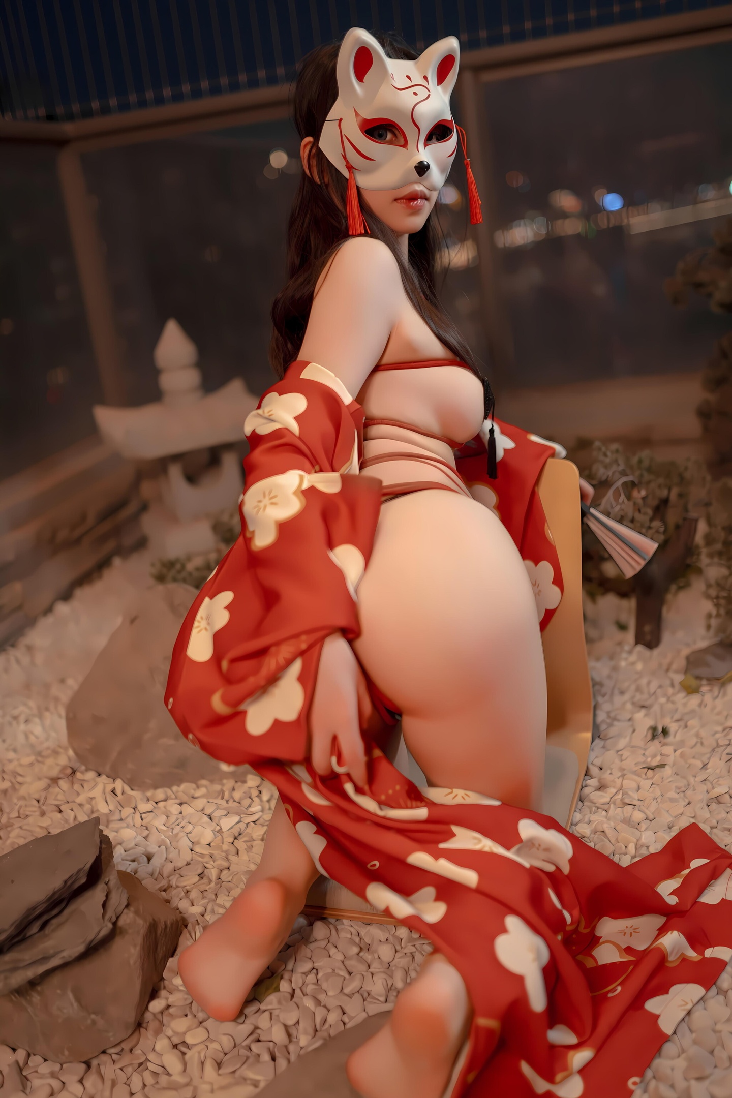Bangni Bonnie 和服束縛 美脚写真 93P
