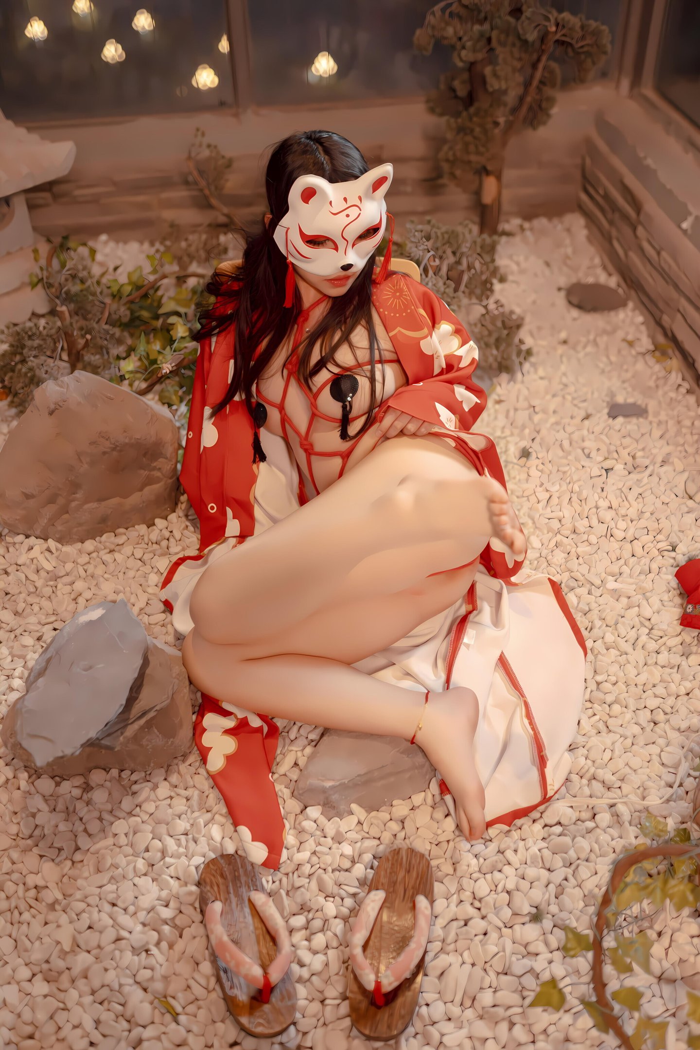 Bangni Bonnie 和服束縛 美脚写真 93P