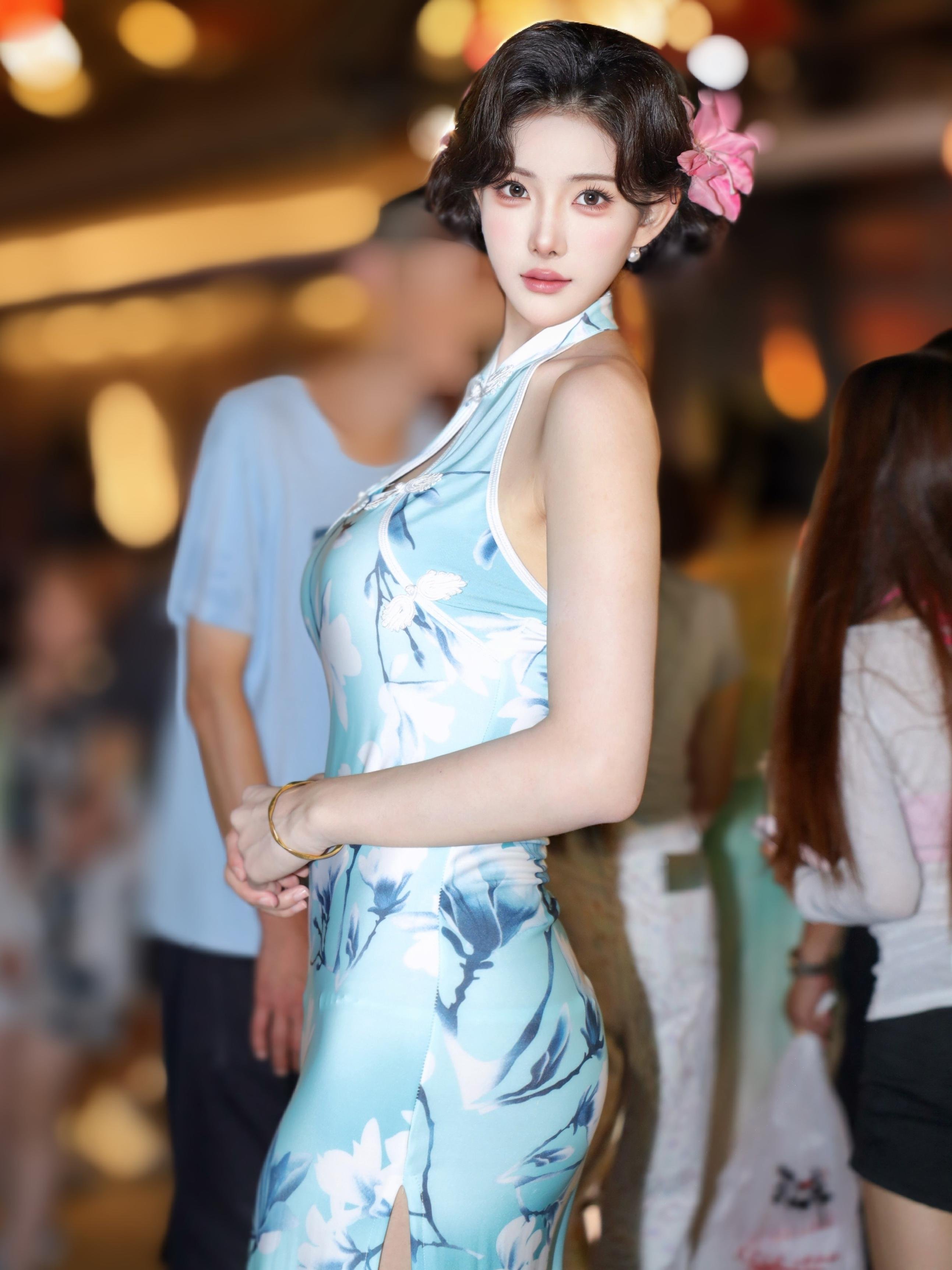 Pear Frost - Sexy Cheongsam Silk Stockings 118P