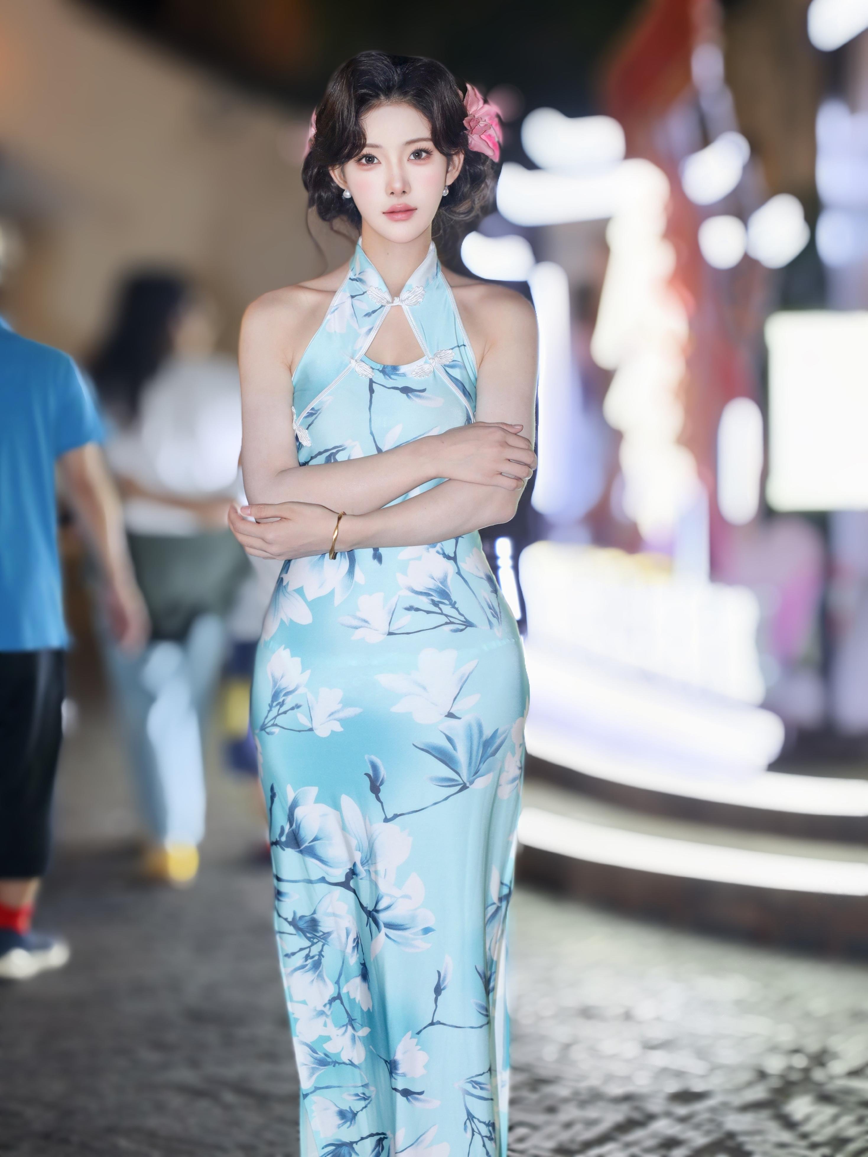 Pear Frost - Sexy Cheongsam Silk Stockings 118P