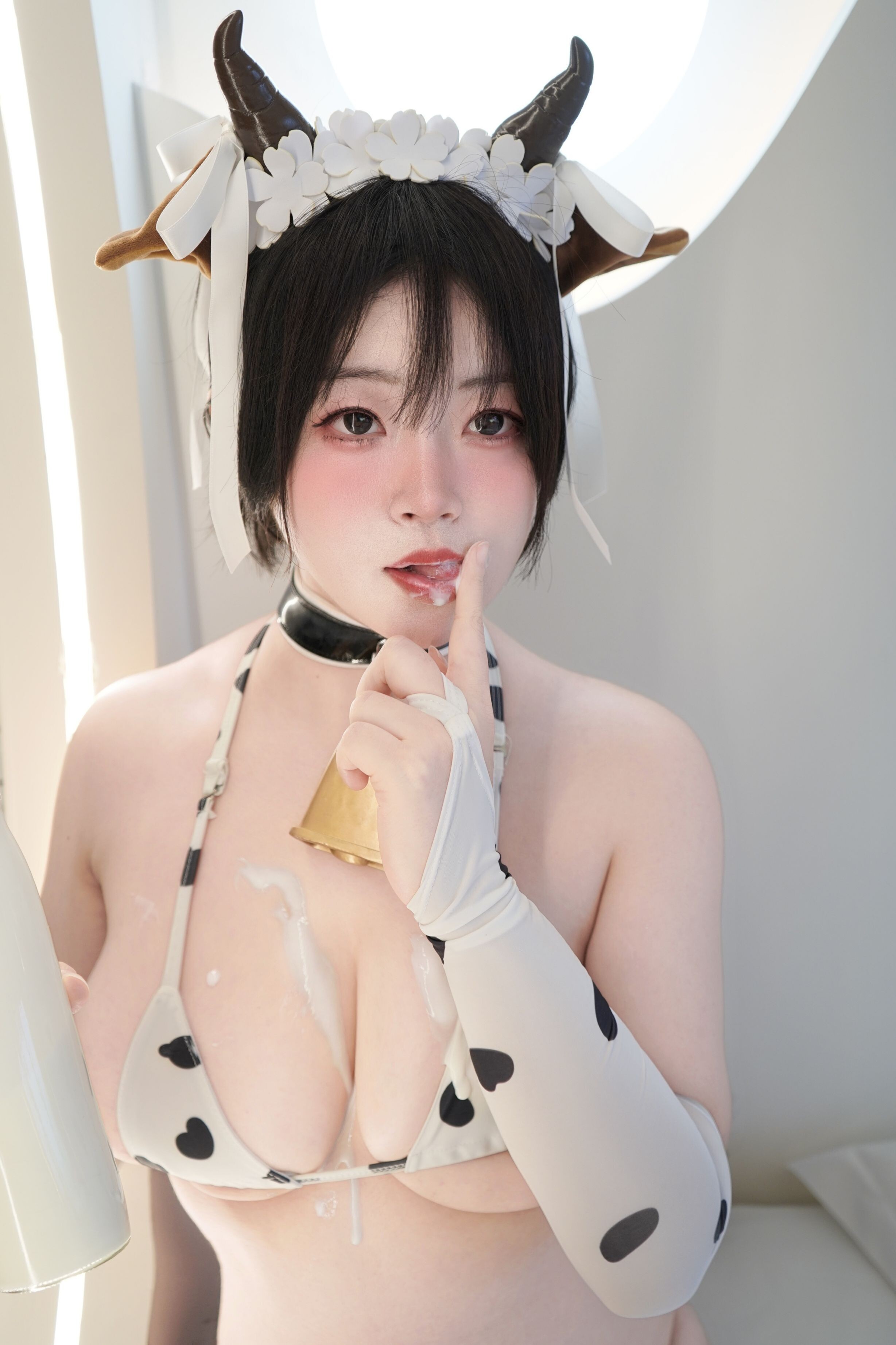 毛毛帽 - 牛乳とジュース