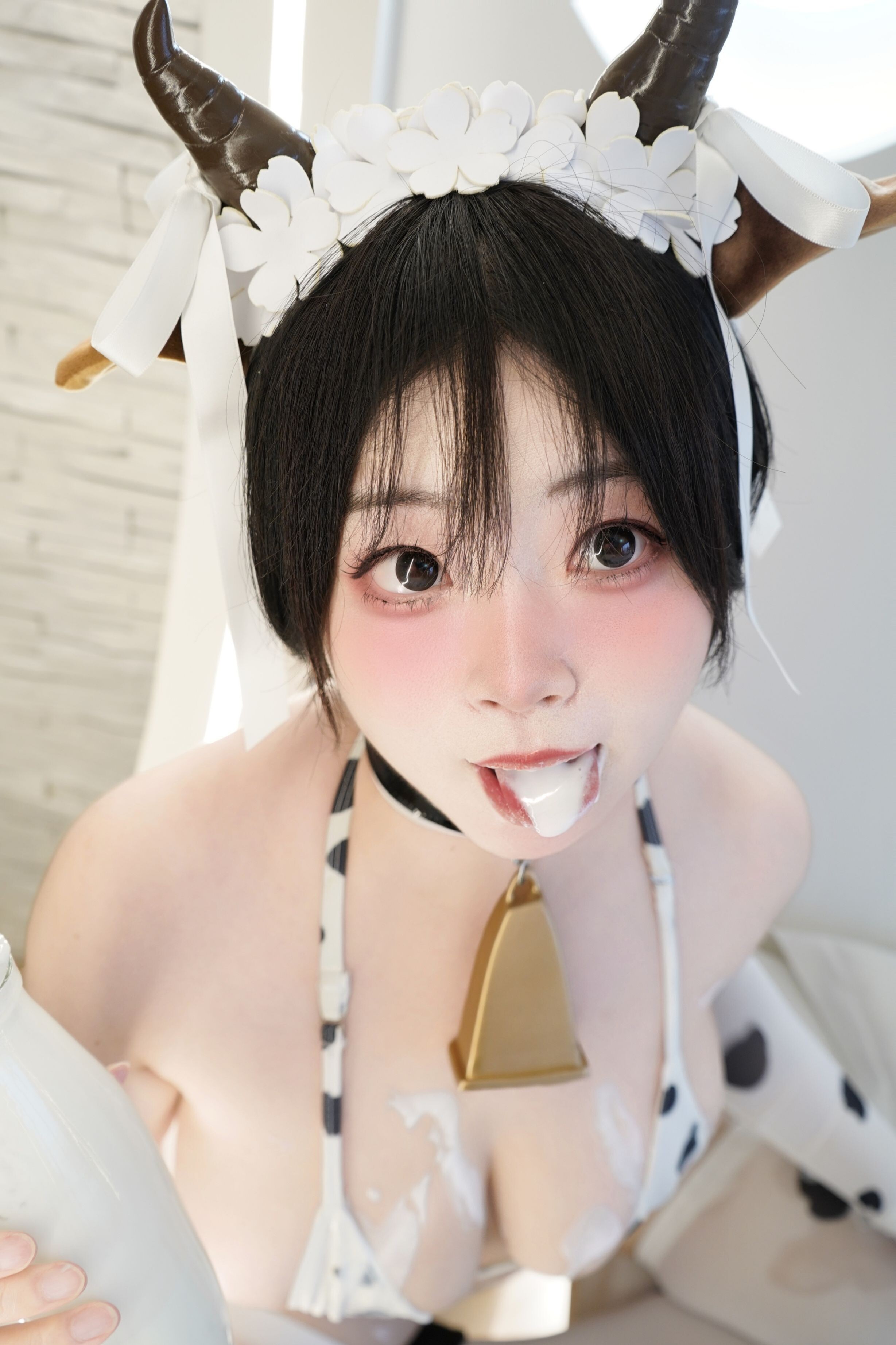 毛毛帽 - 牛乳とジュース