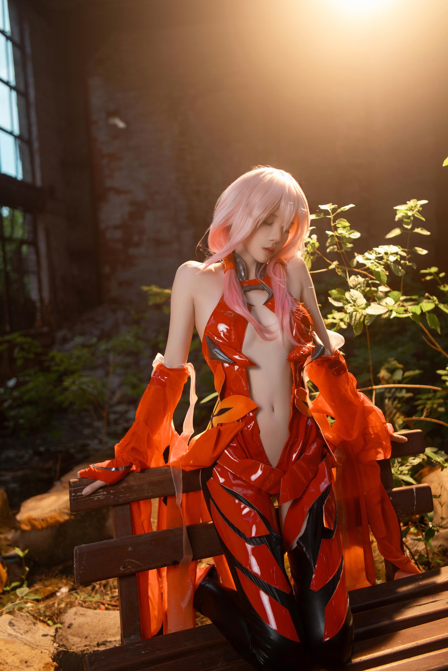 桜桃喵 – 罪惡王冠 楪祈 48P1V