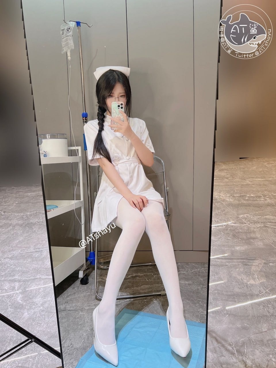 AT鯊 - 白絲護士 141P
