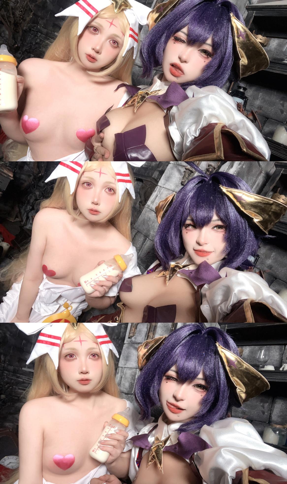 小和甜酒橙风千雅 - 柊舞缇娜爱丽丝魔法少女双人