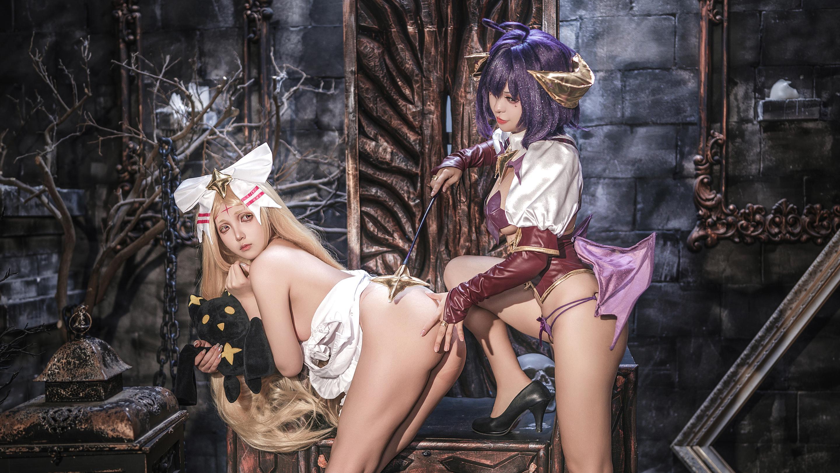 Little and Sweet Wine: Orange Breeze Chiya - Hinomai Tina, Alice, Magical Girl Duo