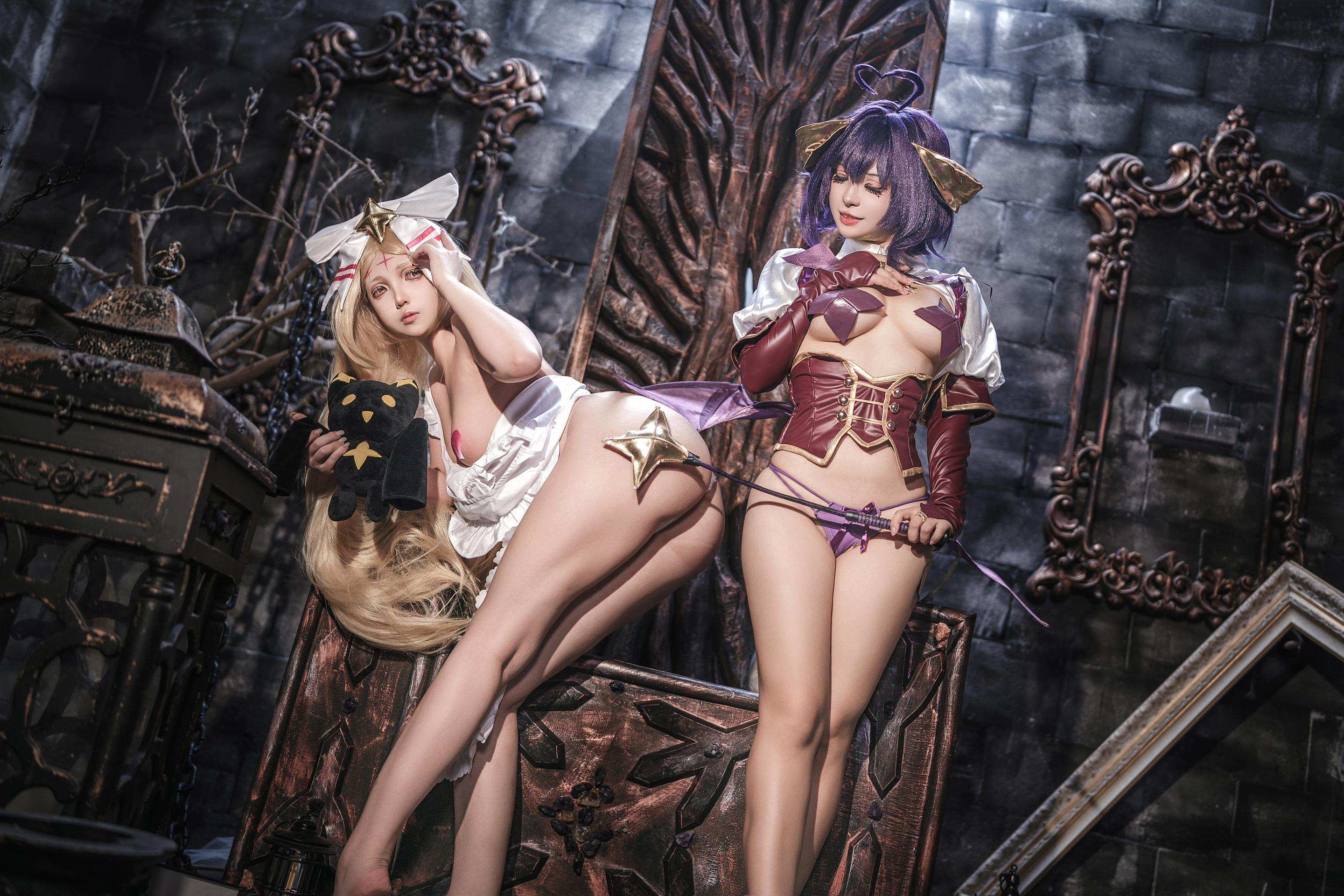 Little and Sweet Wine: Orange Breeze Chiya - Hinomai Tina, Alice, Magical Girl Duo