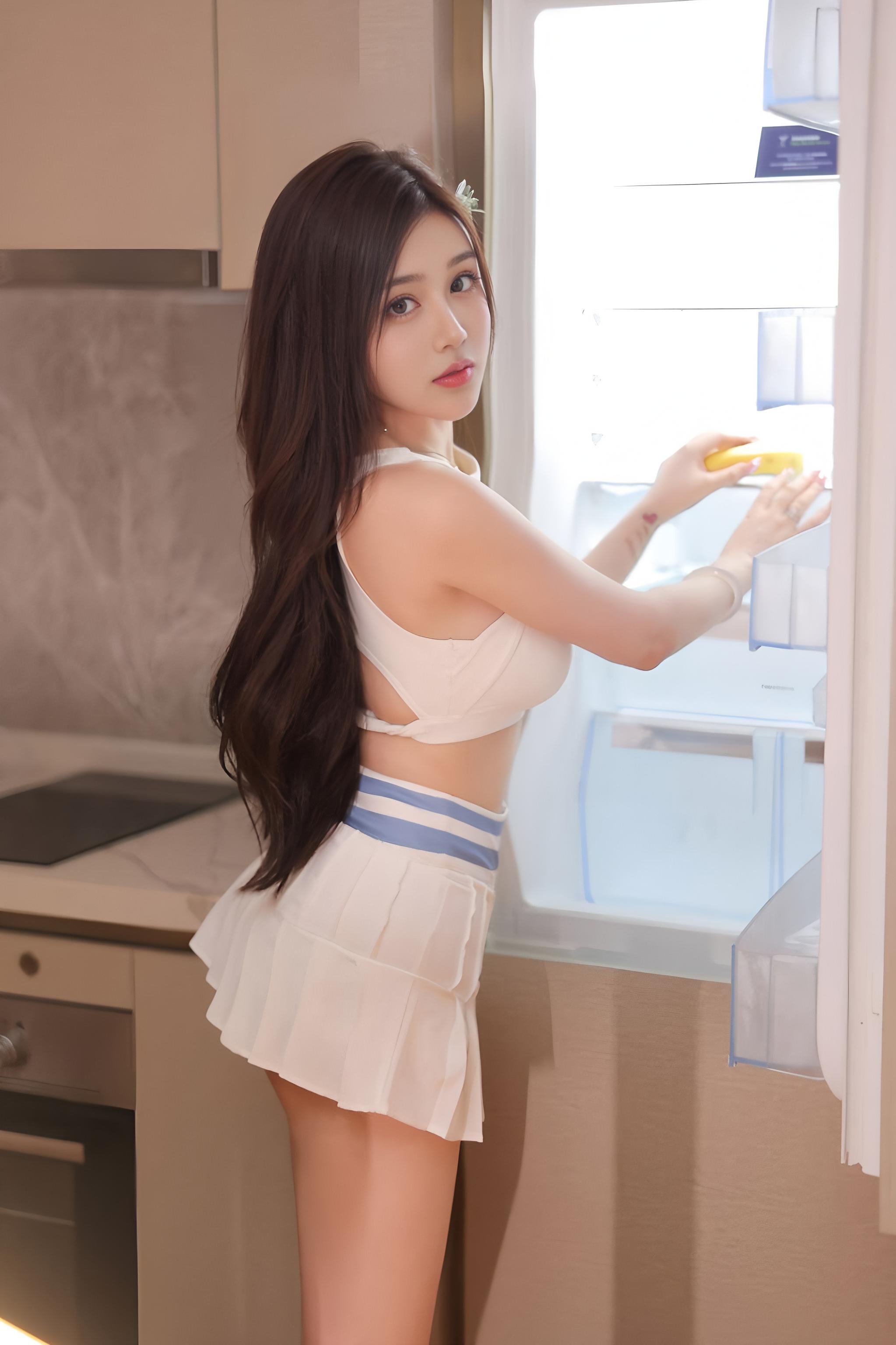 奶油猫呀 - Đội cổ vũ dễ thương 90P