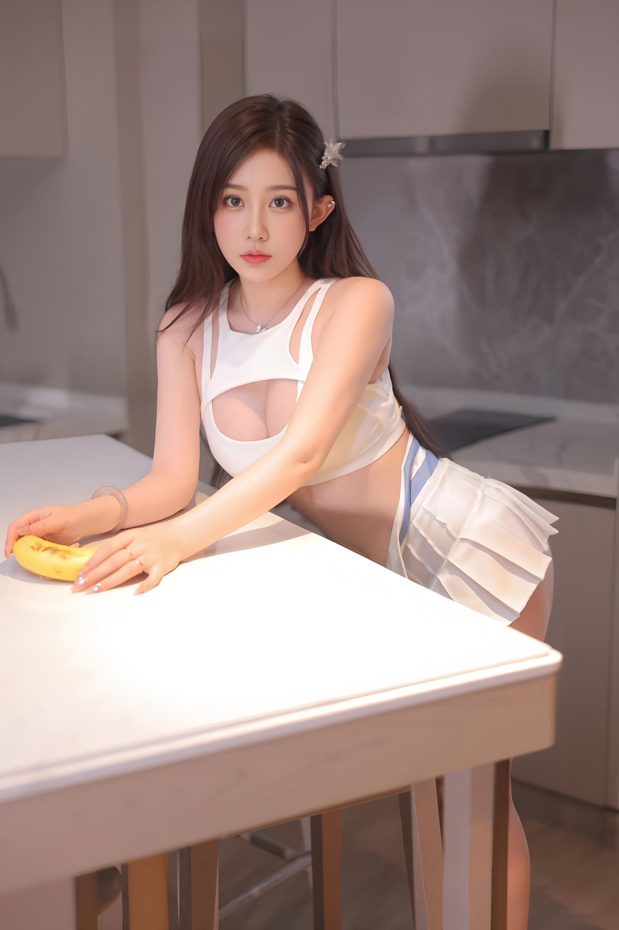 奶油猫呀 - Đội cổ vũ dễ thương 90P