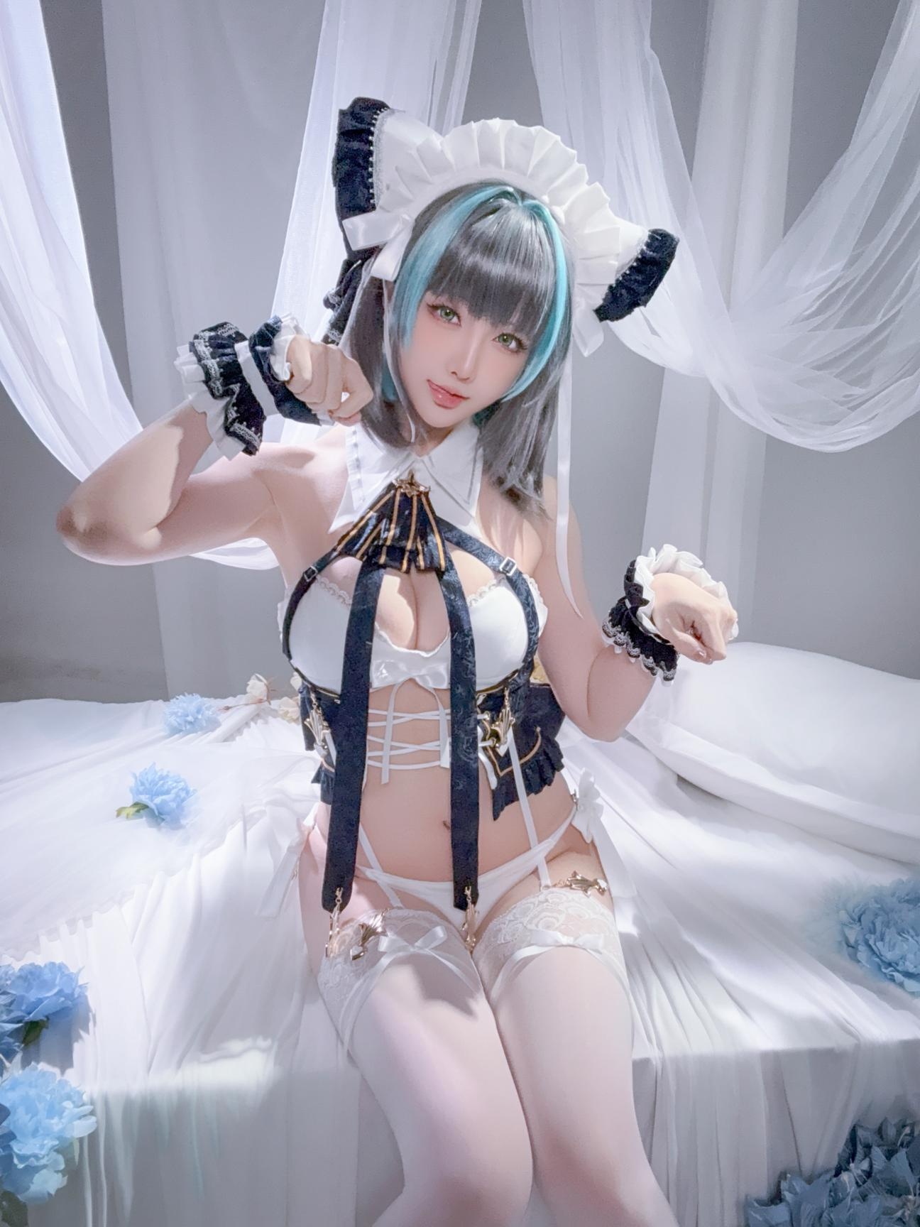 Hoshilily『アズールレーン チェシャー』1Vコスプレ写真