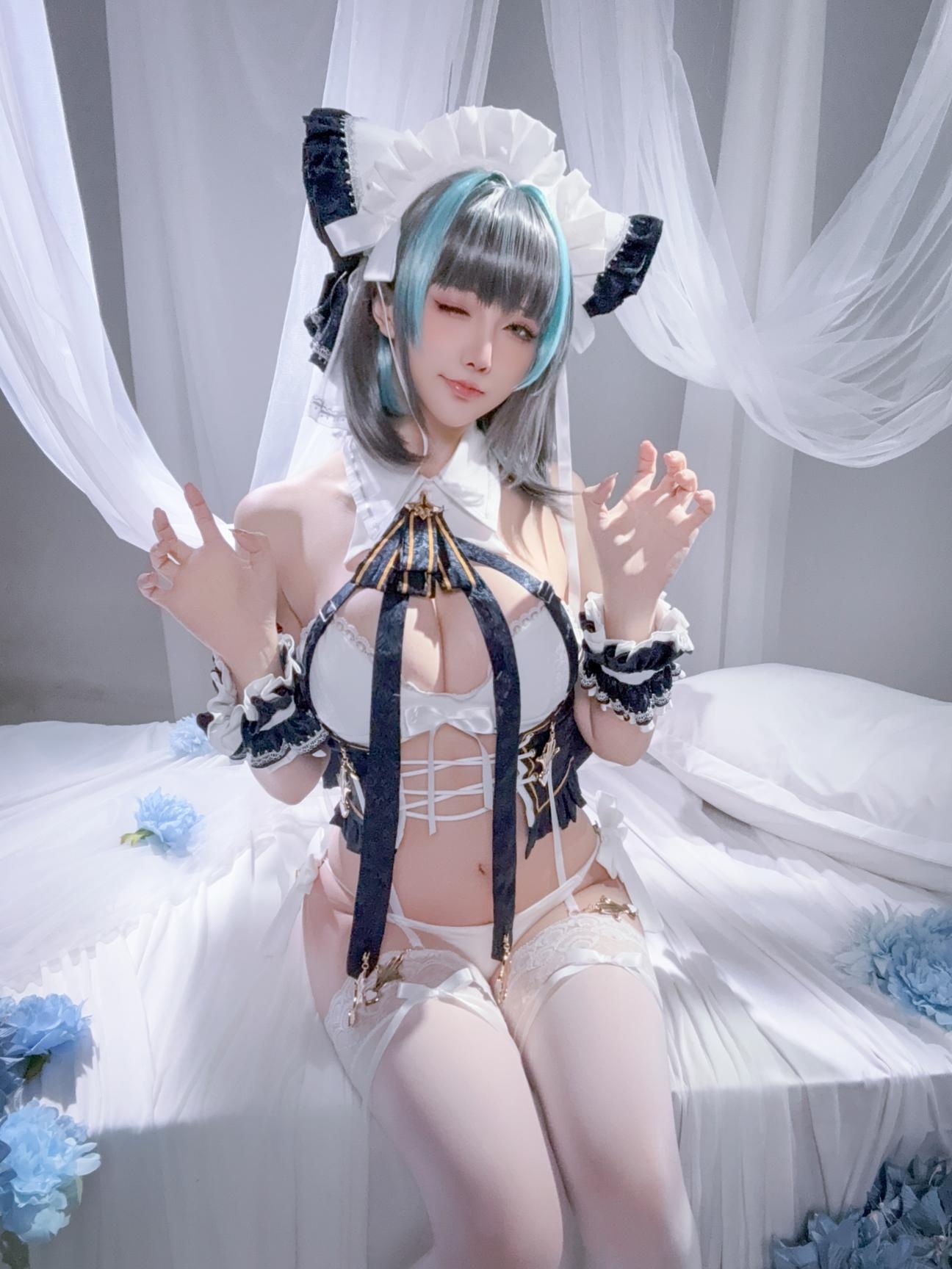 Hoshilily『アズールレーン チェシャー』1Vコスプレ写真