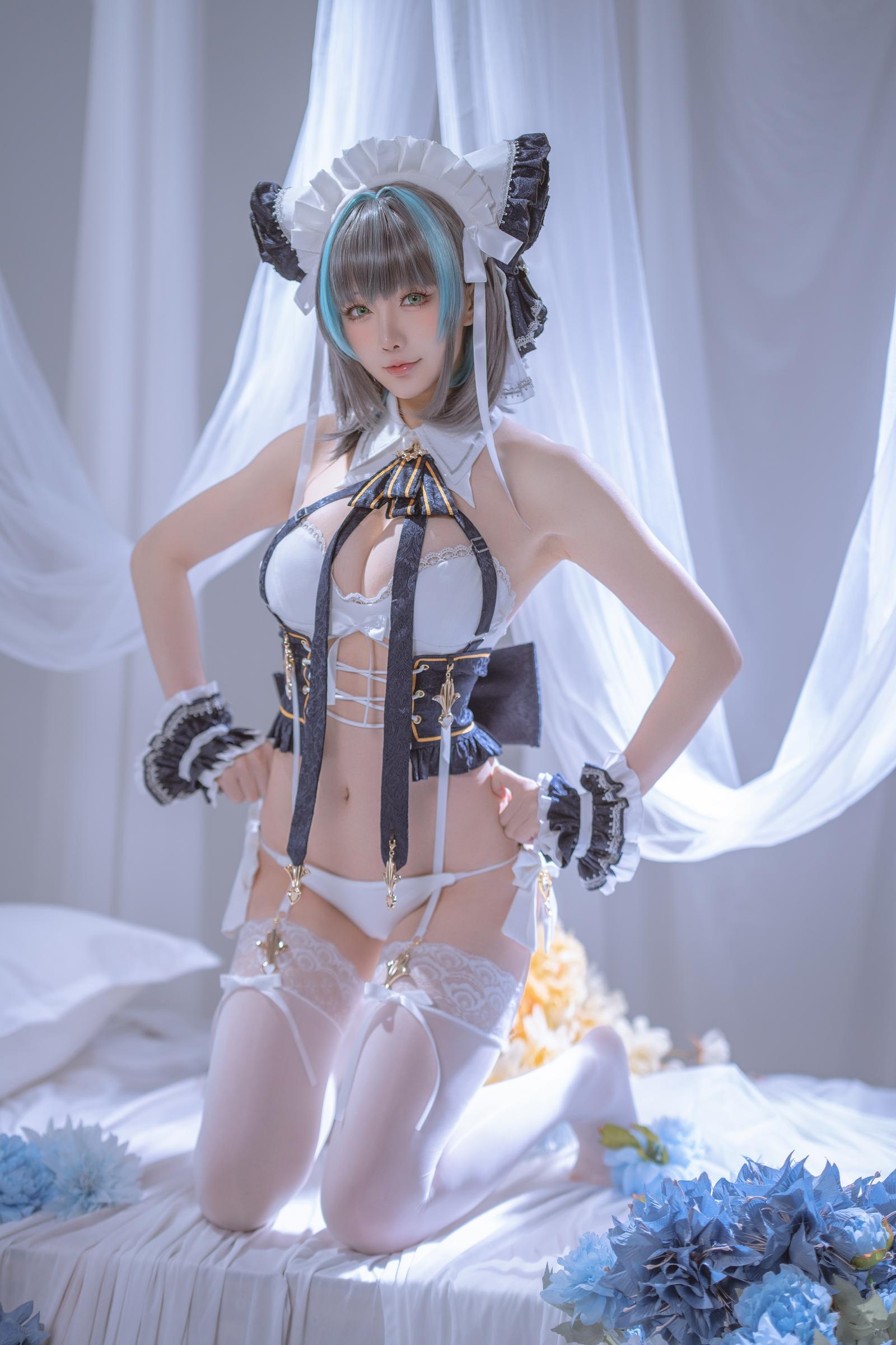 Hoshilily『アズールレーン チェシャー』1Vコスプレ写真