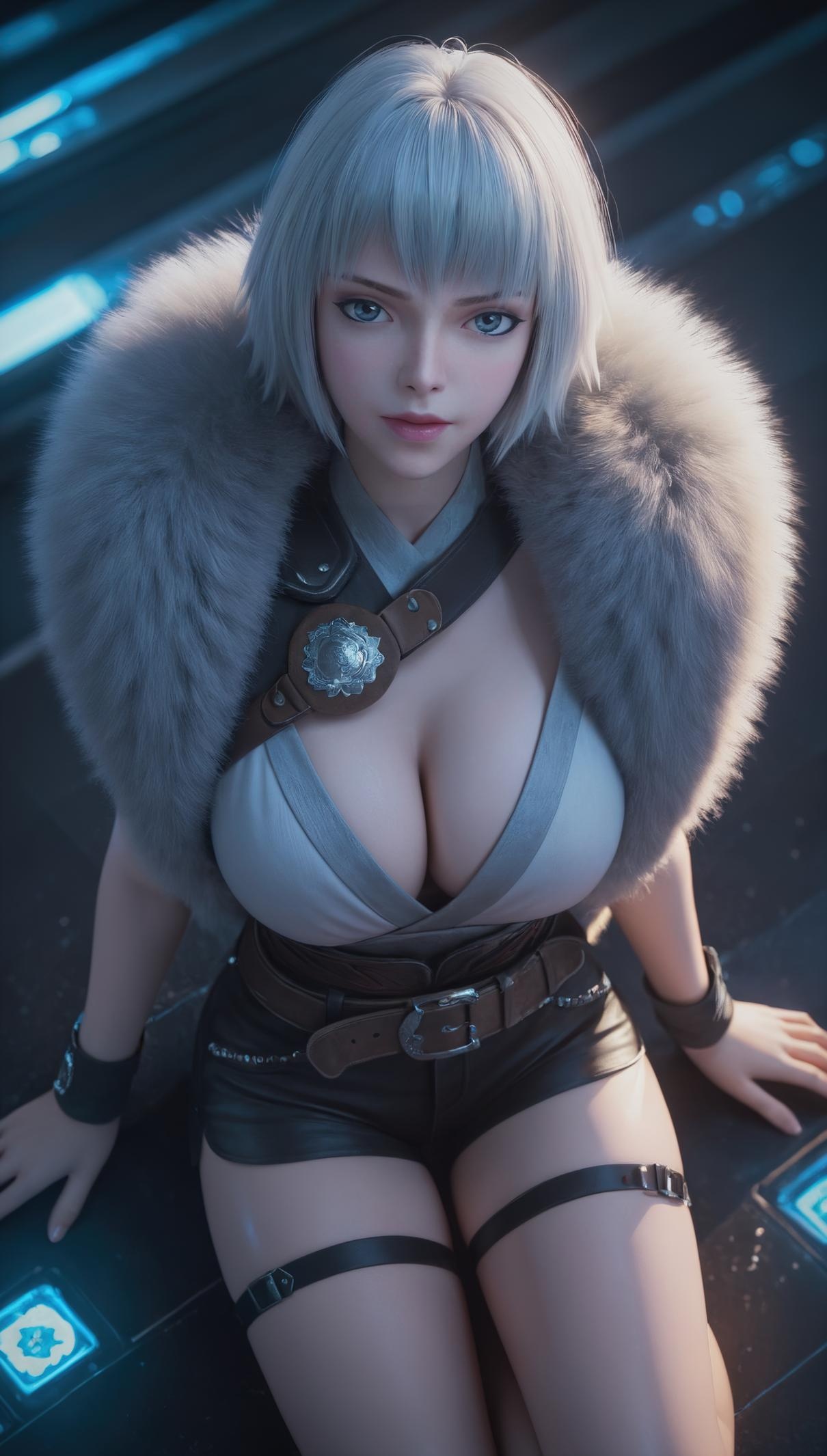 AI Porn - 灵笼 白月魁 4K AI 裸图图库 269P