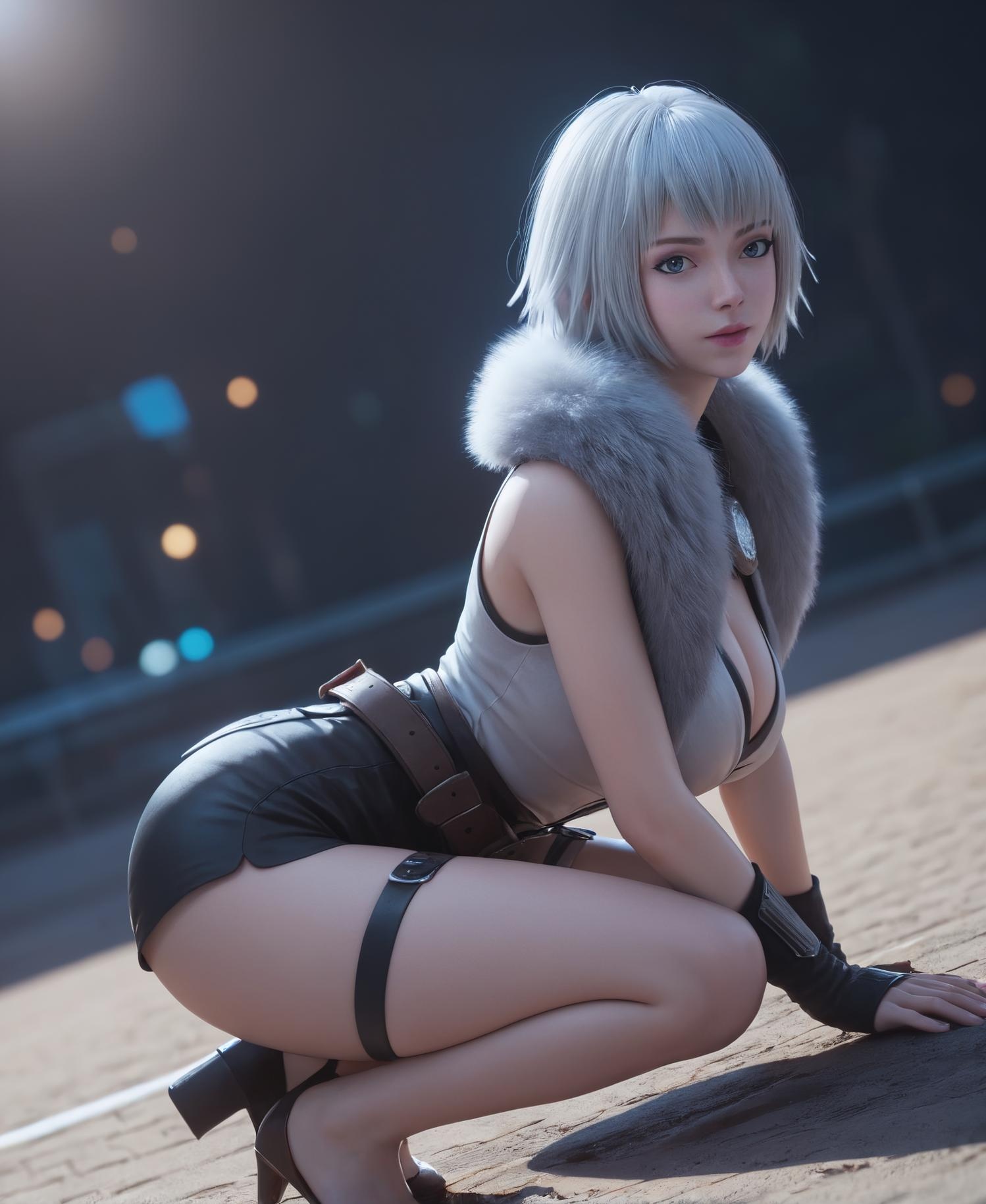 AI Porn - 灵笼 白月魁 4K AI 裸图图库 269P
