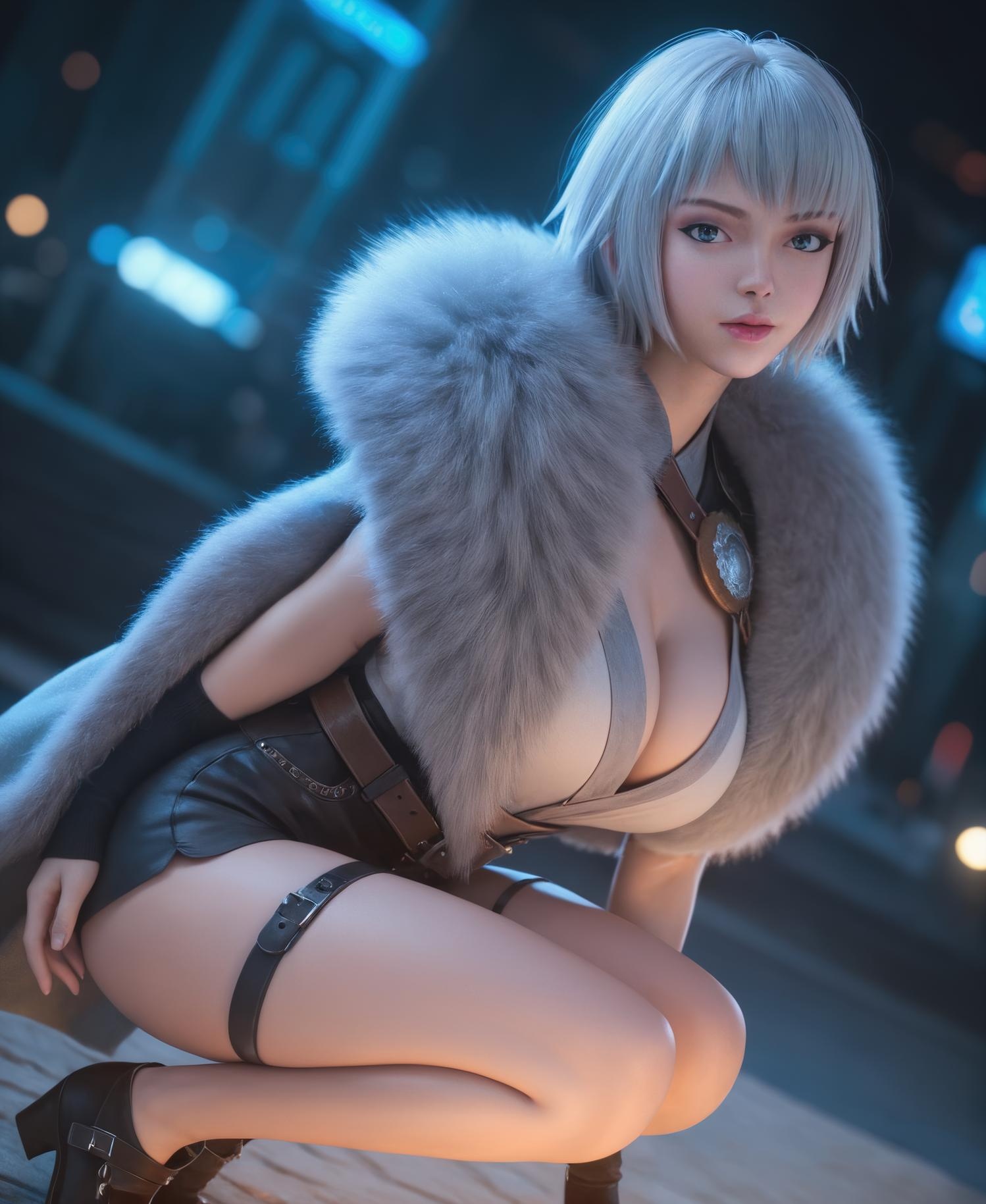 AI Porn - 灵笼 白月魁 4K AI 裸图图库 269P