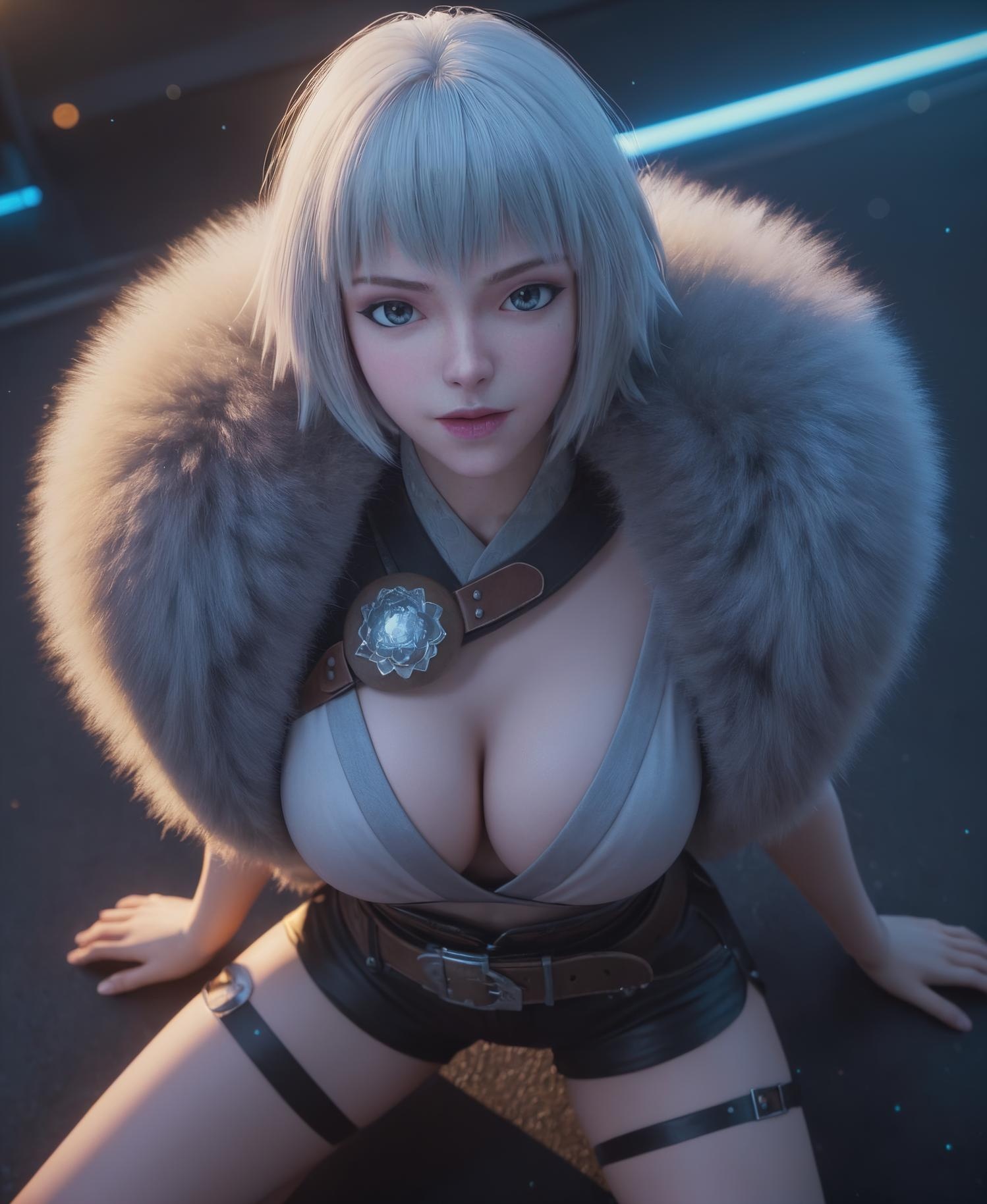 AI Porn - 灵笼 白月魁 4K AI 裸图图库 269P