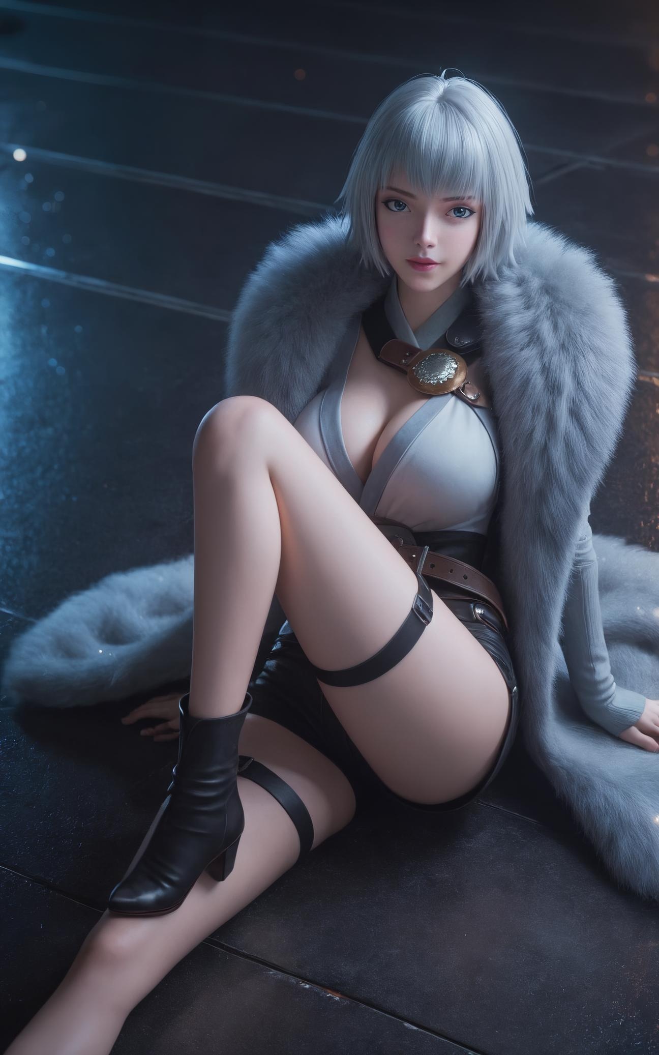 AI Porn - 灵笼 白月魁 4K AI 裸图图库 269P
