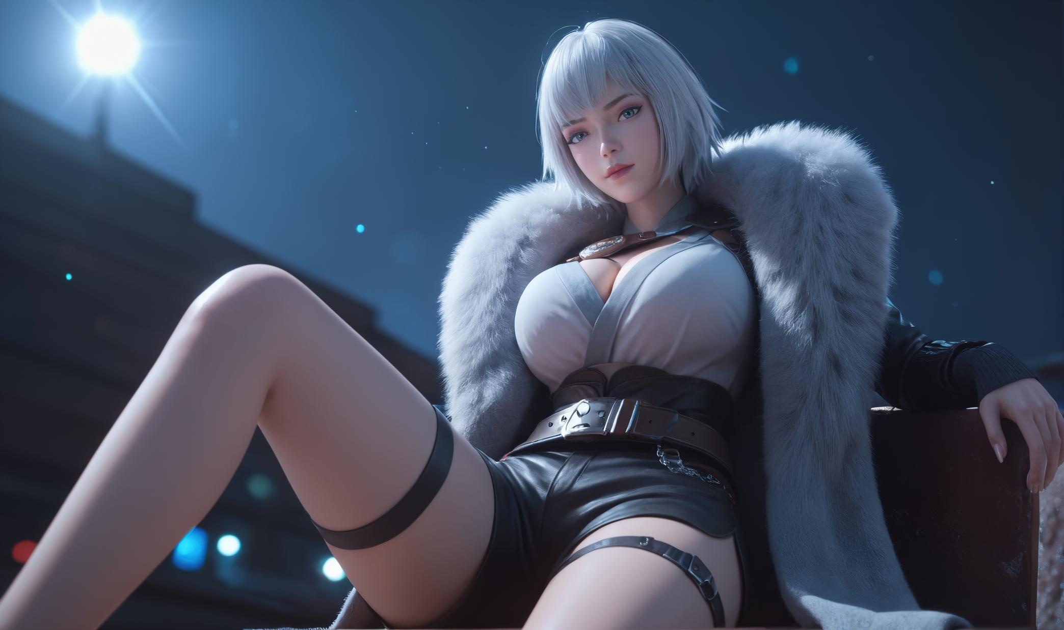 AI Porn - 灵笼 白月魁 4K AI 裸图图库 269P