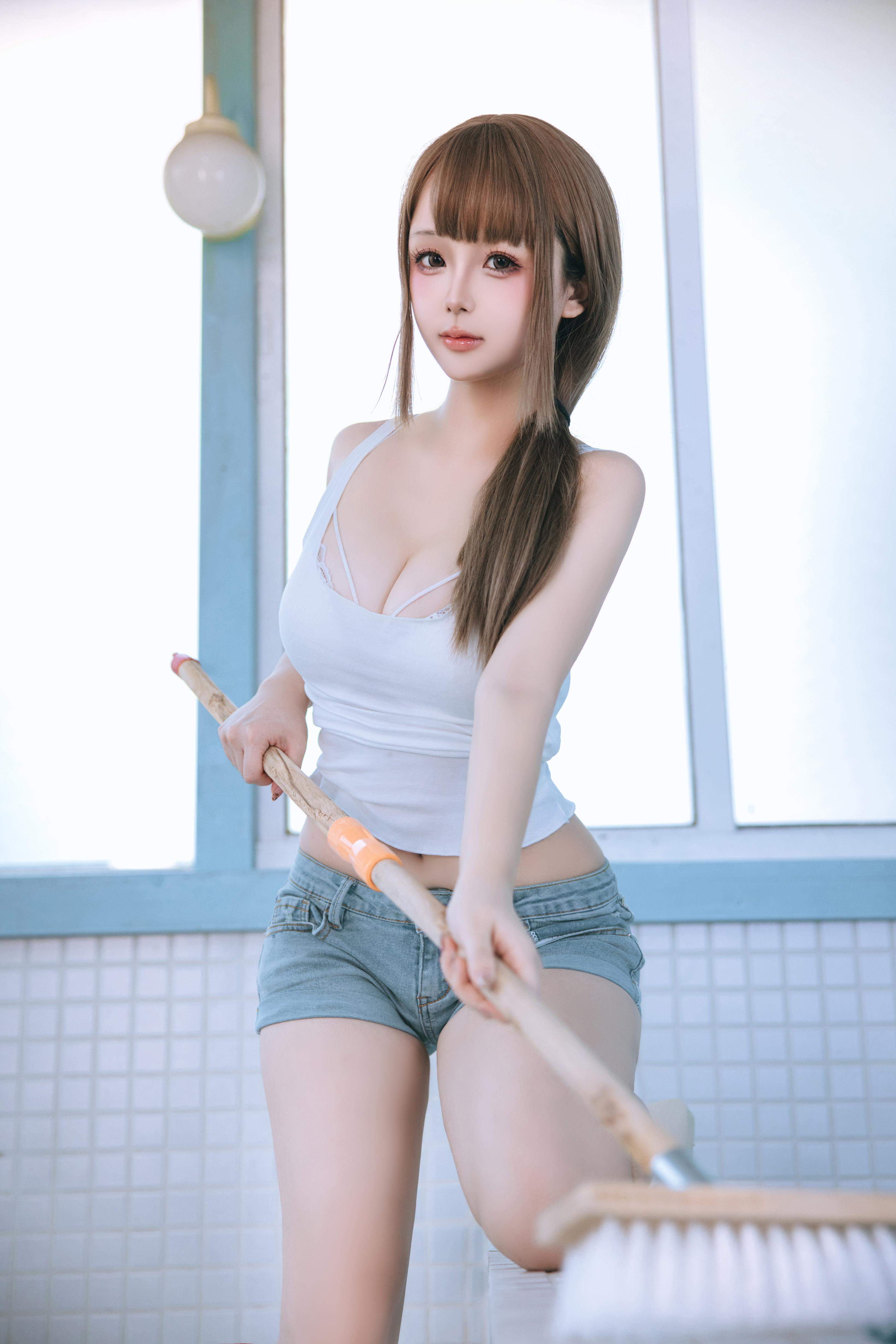 Hinajiao 男浴室保洁员 화보 세트 175P5V