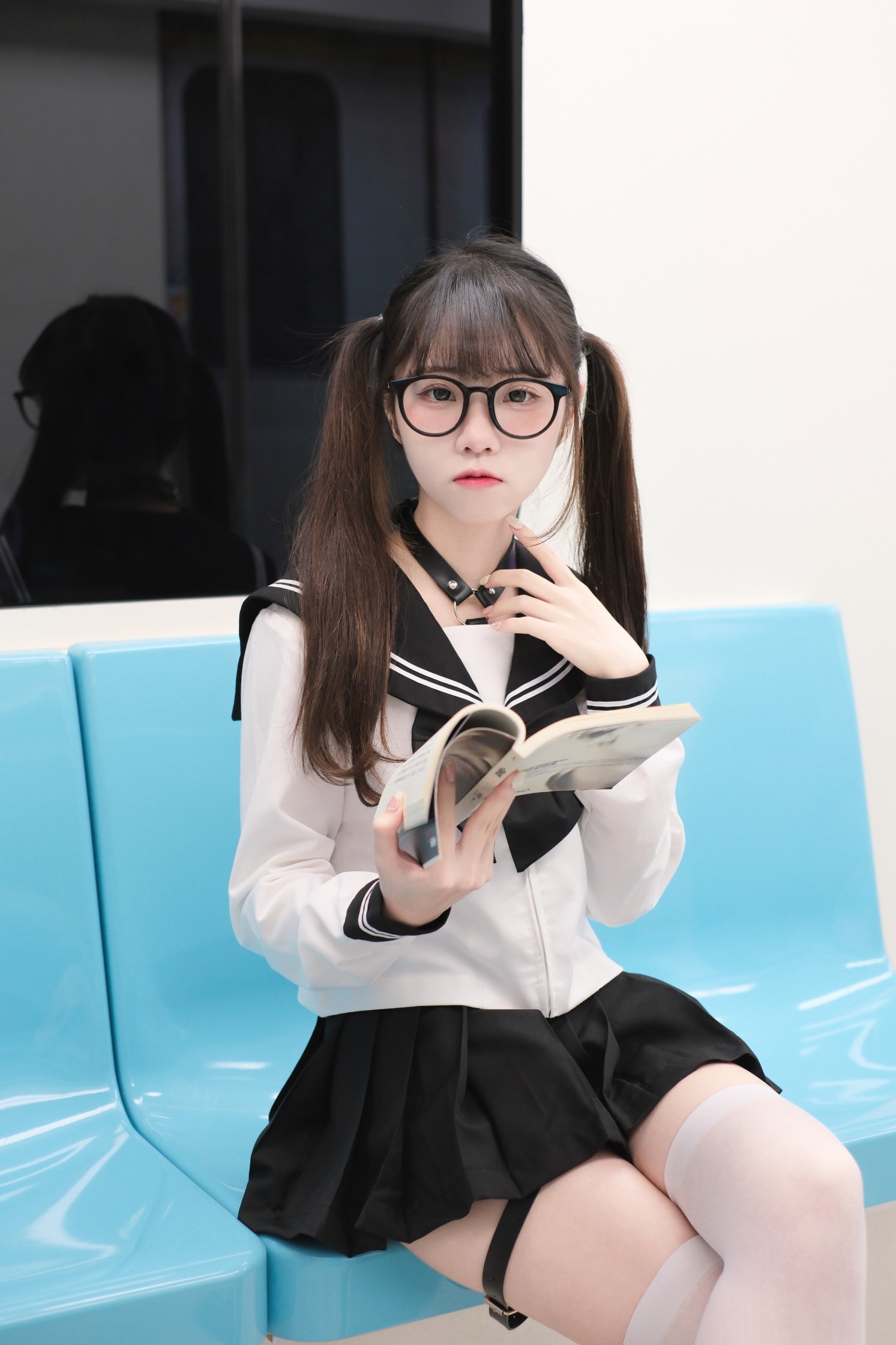 可可小白兔 - 電車内の女子高生 70P
