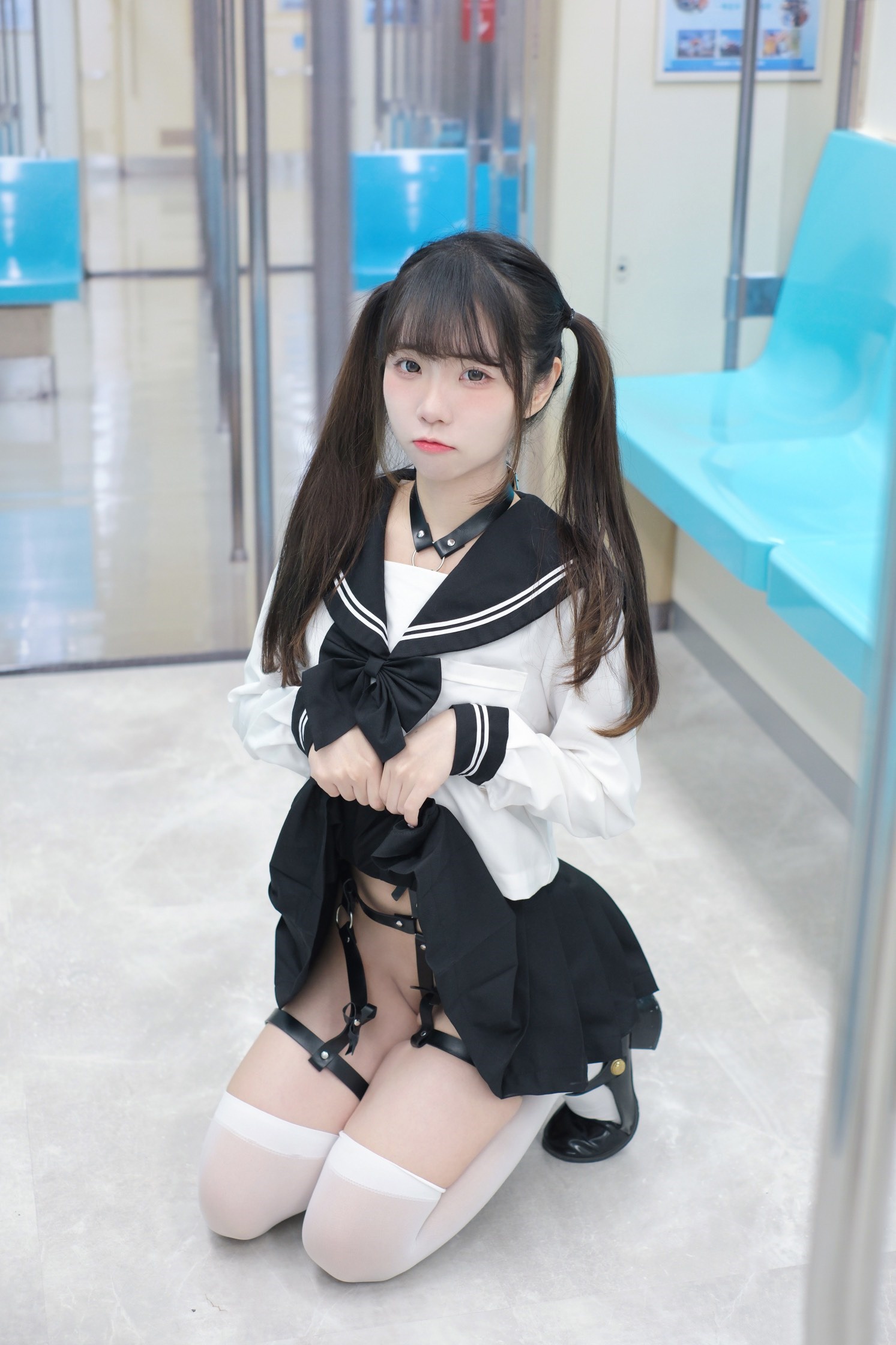 可可小白兔 - 電車内の女子高生 70P
