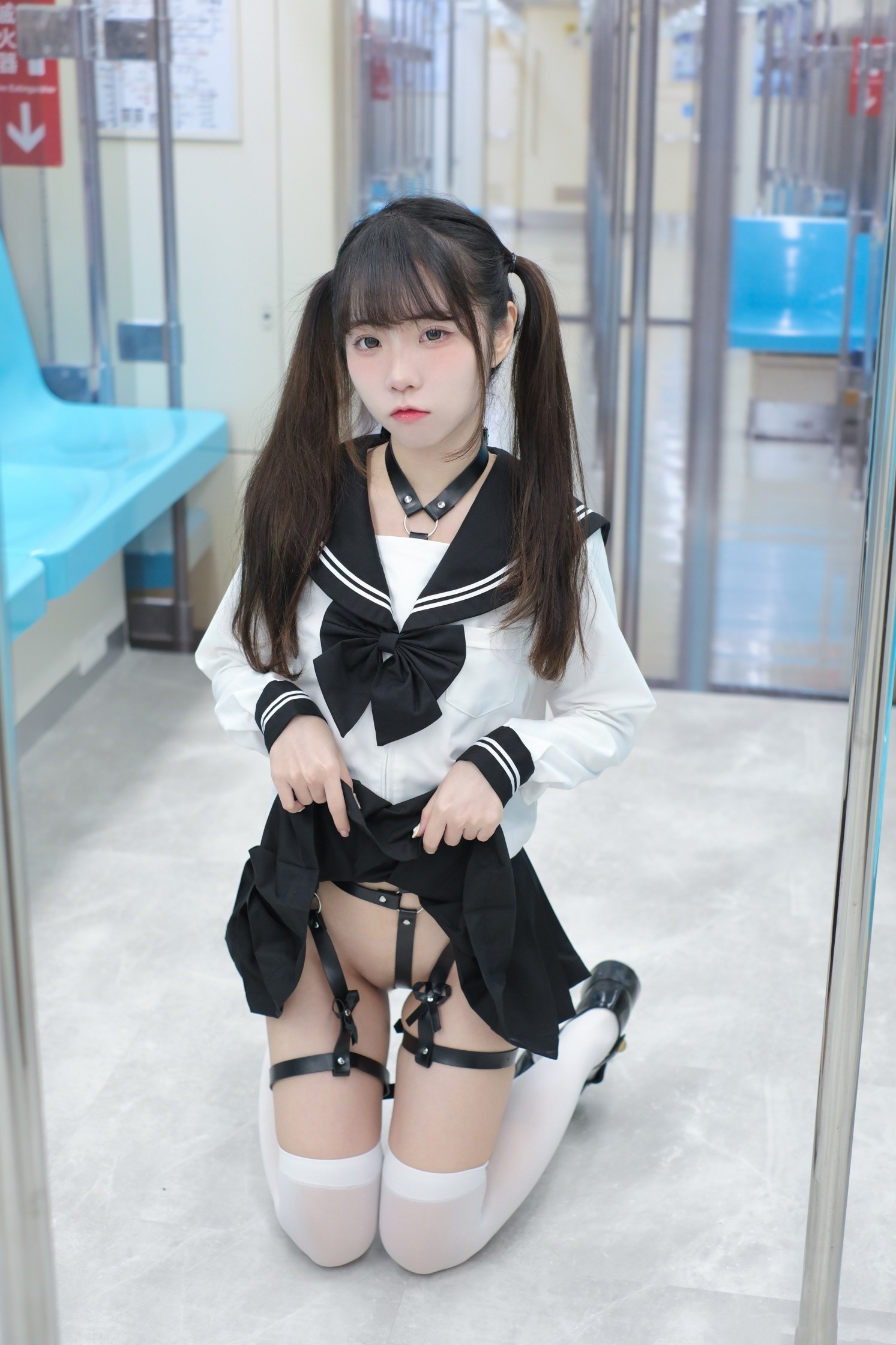 可可小白兔 - 電車内の女子高生 70P