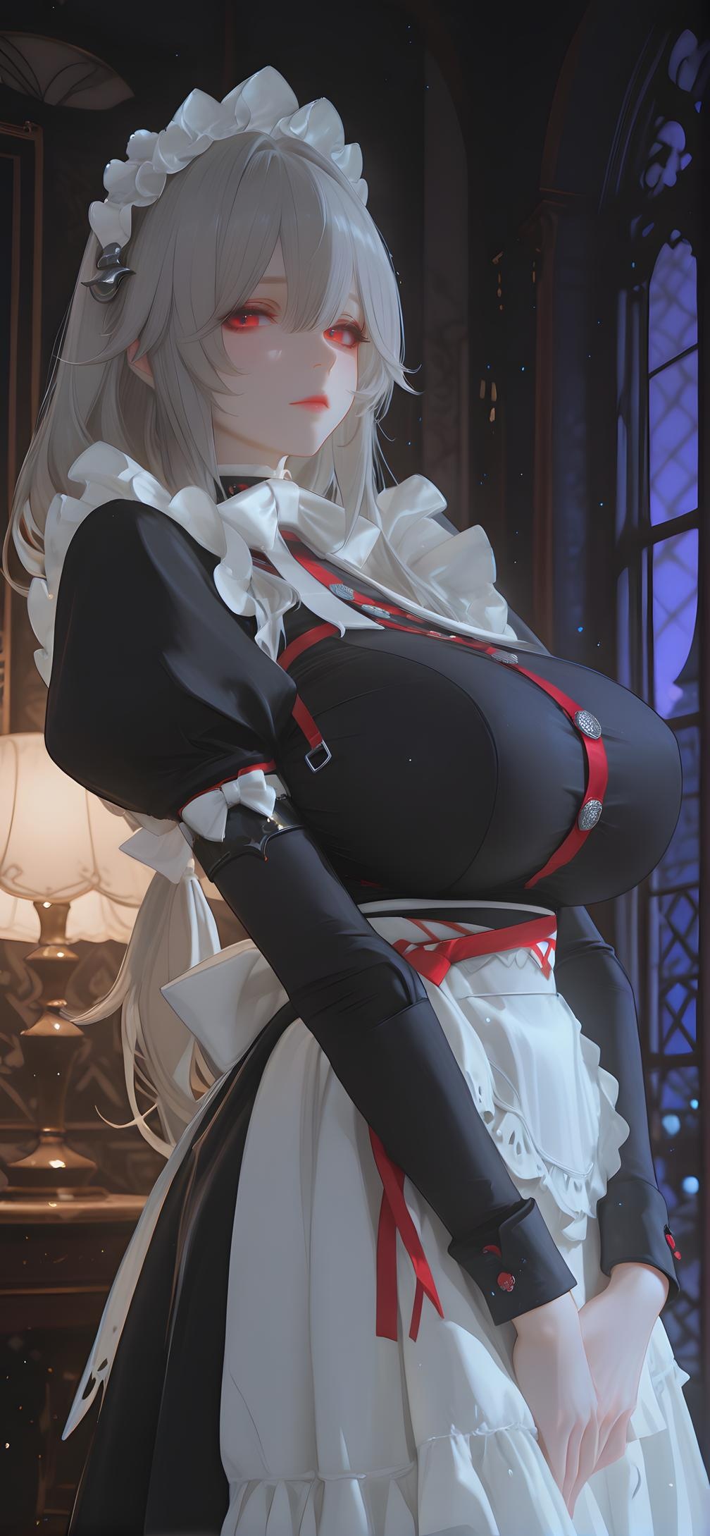 AI-Generated Anime Girl - [3D] Rina, Blonde Euro-American Beauty with Curves, Black Stockings, Ultimate Unedited Collection, 148P + 403MB