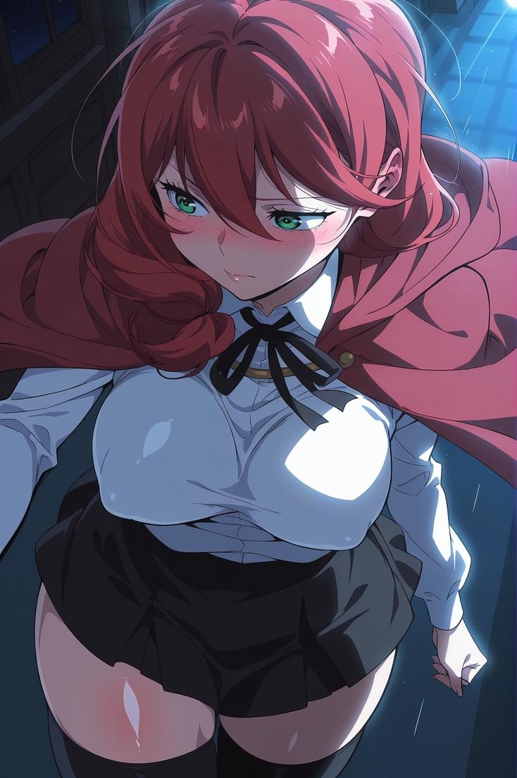 AI生成アニメ少女 - Lortelle（原神）金髪貴族のお嬢様 ドレス破れた黒ストッキング 極致肉感無修正 83P+180MB