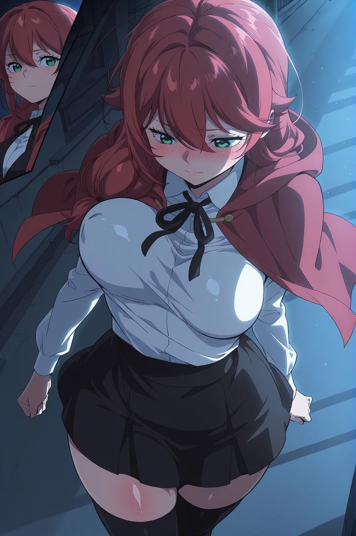 AI生成アニメ少女 - Lortelle（原神）金髪貴族のお嬢様 ドレス破れた黒ストッキング 極致肉感無修正 83P+180MB