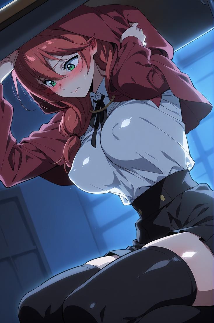AI生成アニメ少女 - Lortelle（原神）金髪貴族のお嬢様 ドレス破れた黒ストッキング 極致肉感無修正 83P+180MB