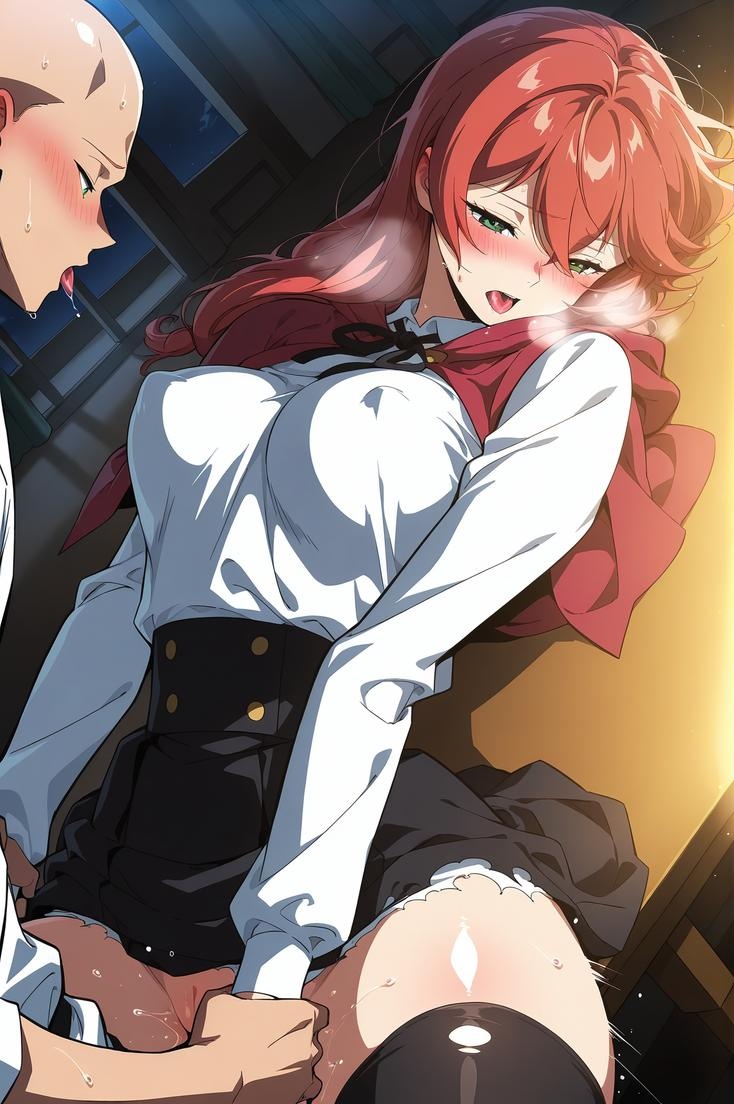 AI生成的動漫女孩 - Lortelle (原神) 金髮貴族大小姐 禮服撕裂黑絲 極致肉感無修正 83P+180MB