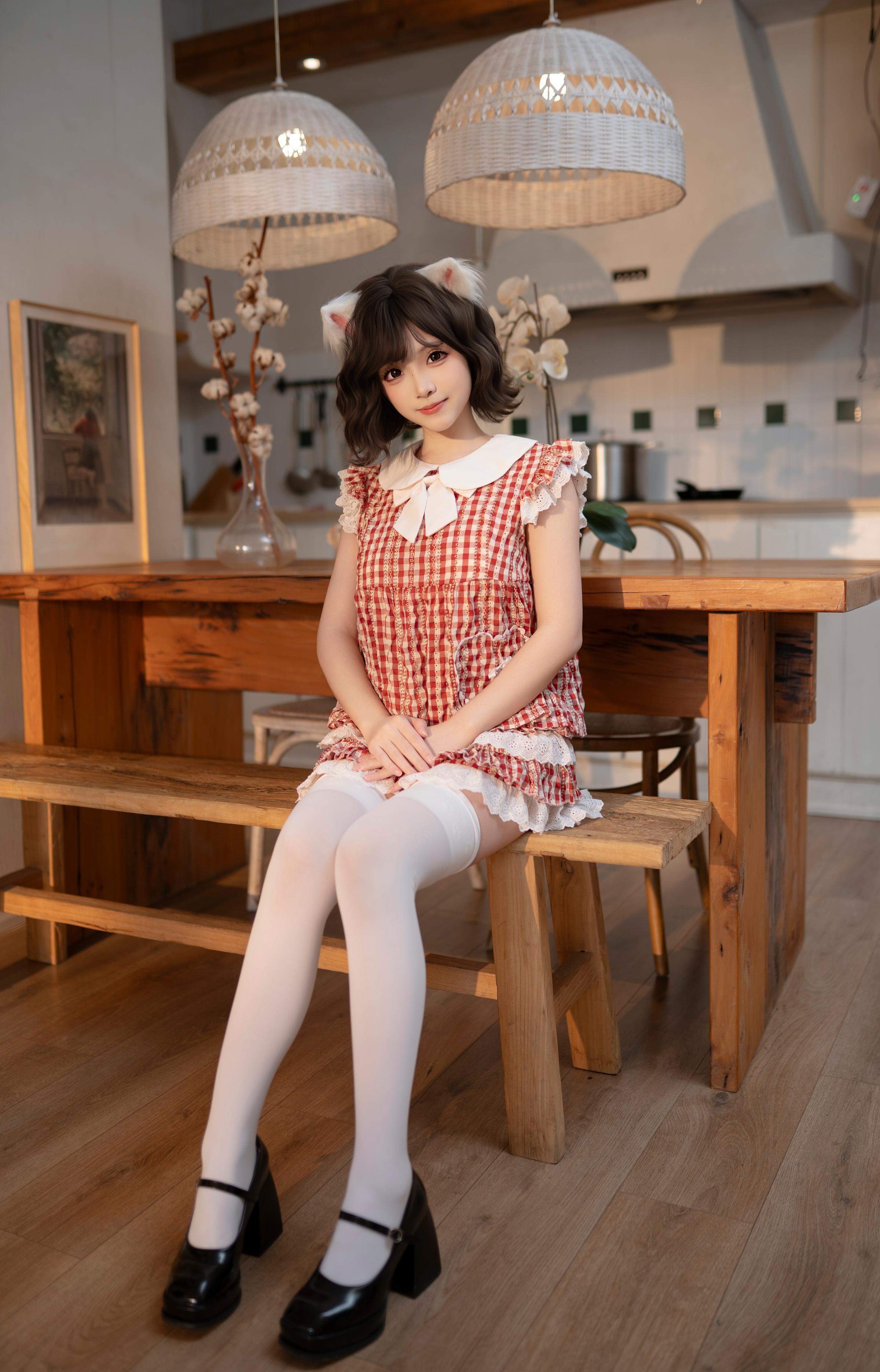 Bangni Bonnie 목조집 고양이 Cosplay 80P3V