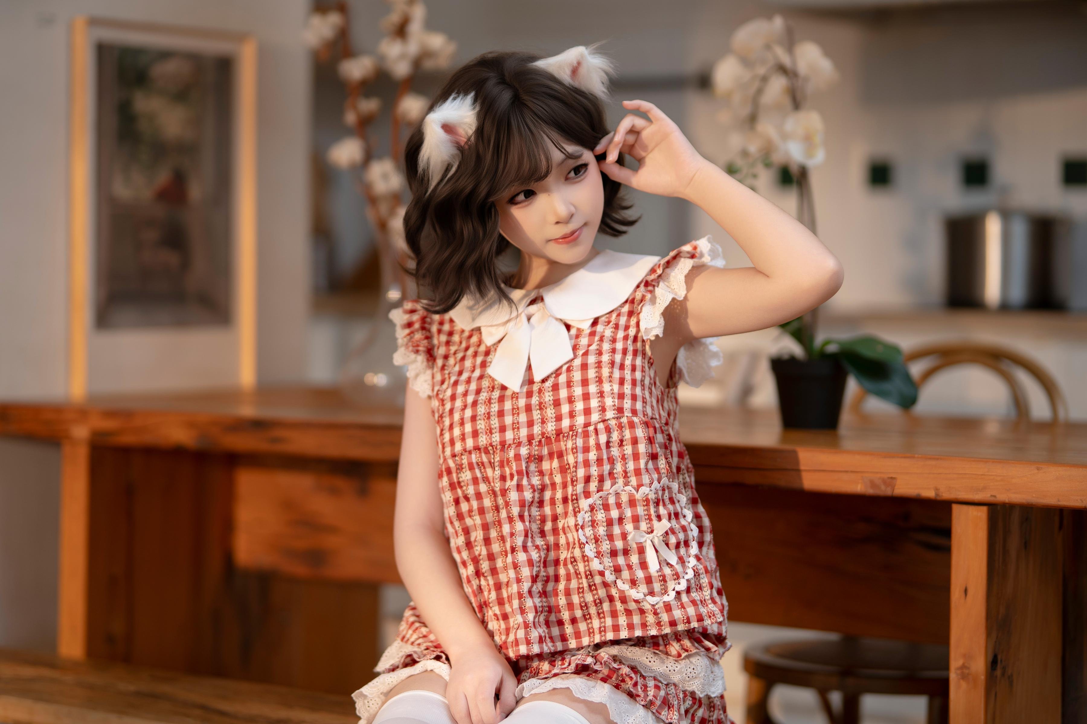 Bangni Bonnie 목조집 고양이 Cosplay 80P3V