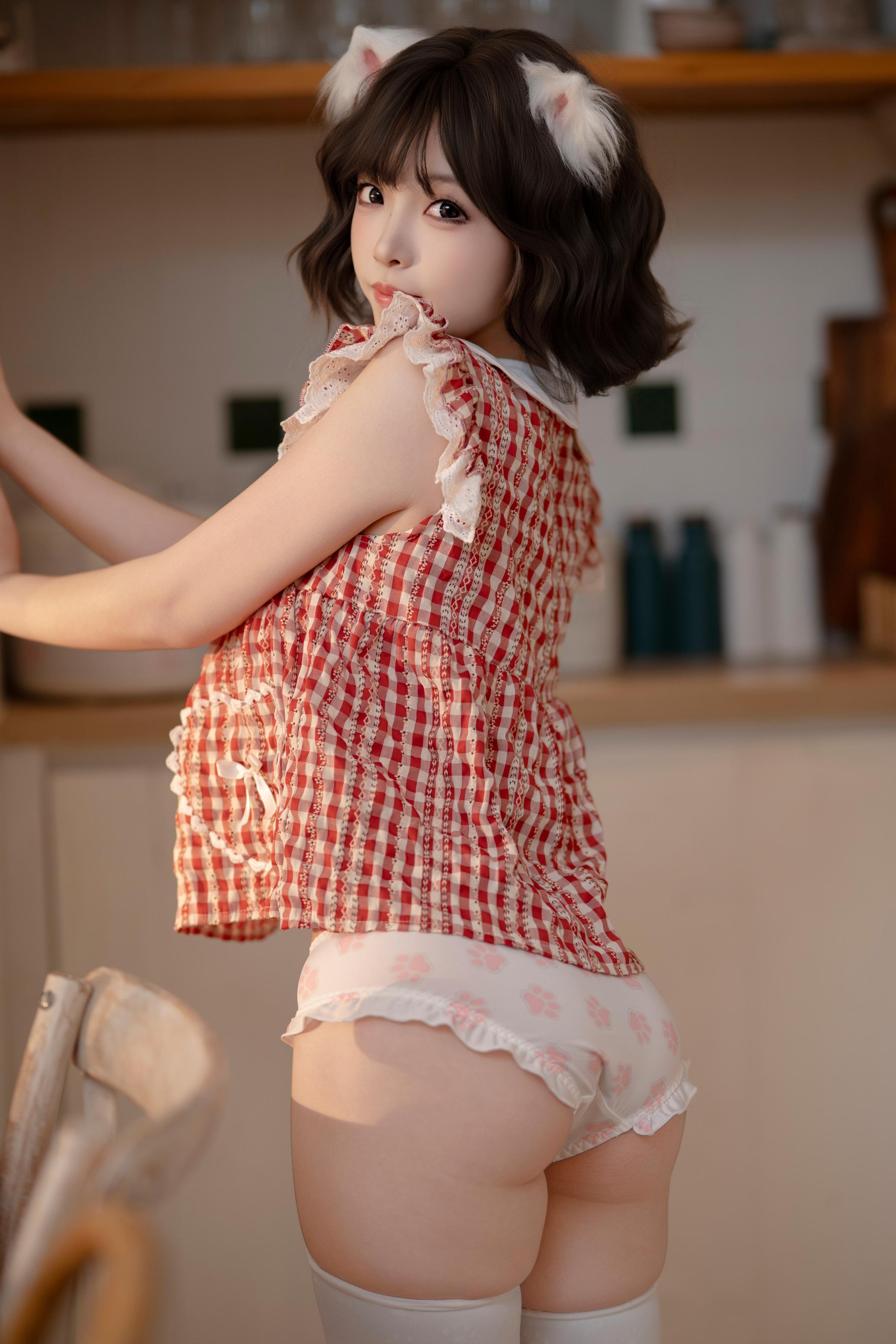 Bangni Bonnie 목조집 고양이 Cosplay 80P3V
