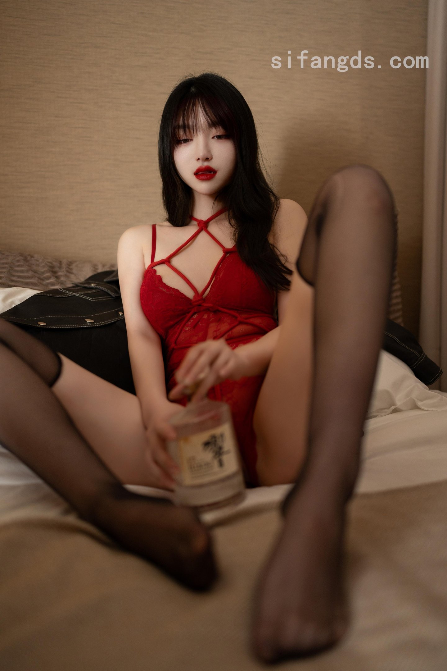 【XRアンセンソード】白露lulu - R18 秀人ネットモデル 極上女神 赤い束縛 104P3V