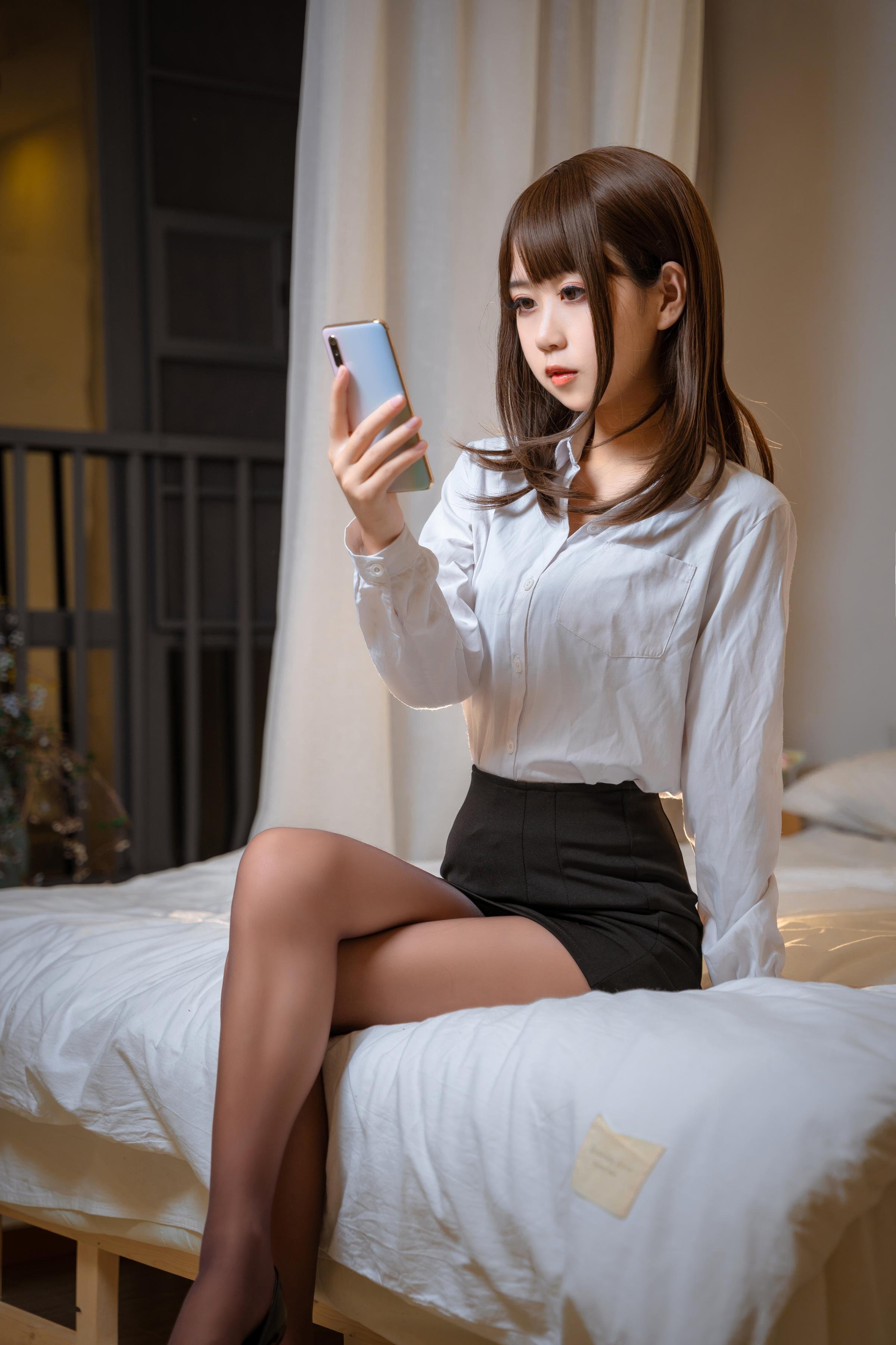 萌芽儿o0 - 開裆ストッキングOL 26P