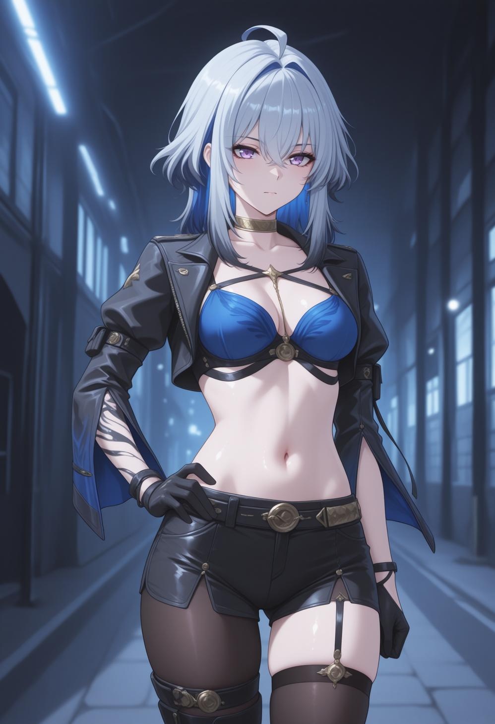 AI生成アニメ少女 - [2.5D] 嘉贝莉娜 Gabriella 金髪巨乳修道女 純白修道服オープンクロッチ黒ストッキング 極致肉感無修正 154P