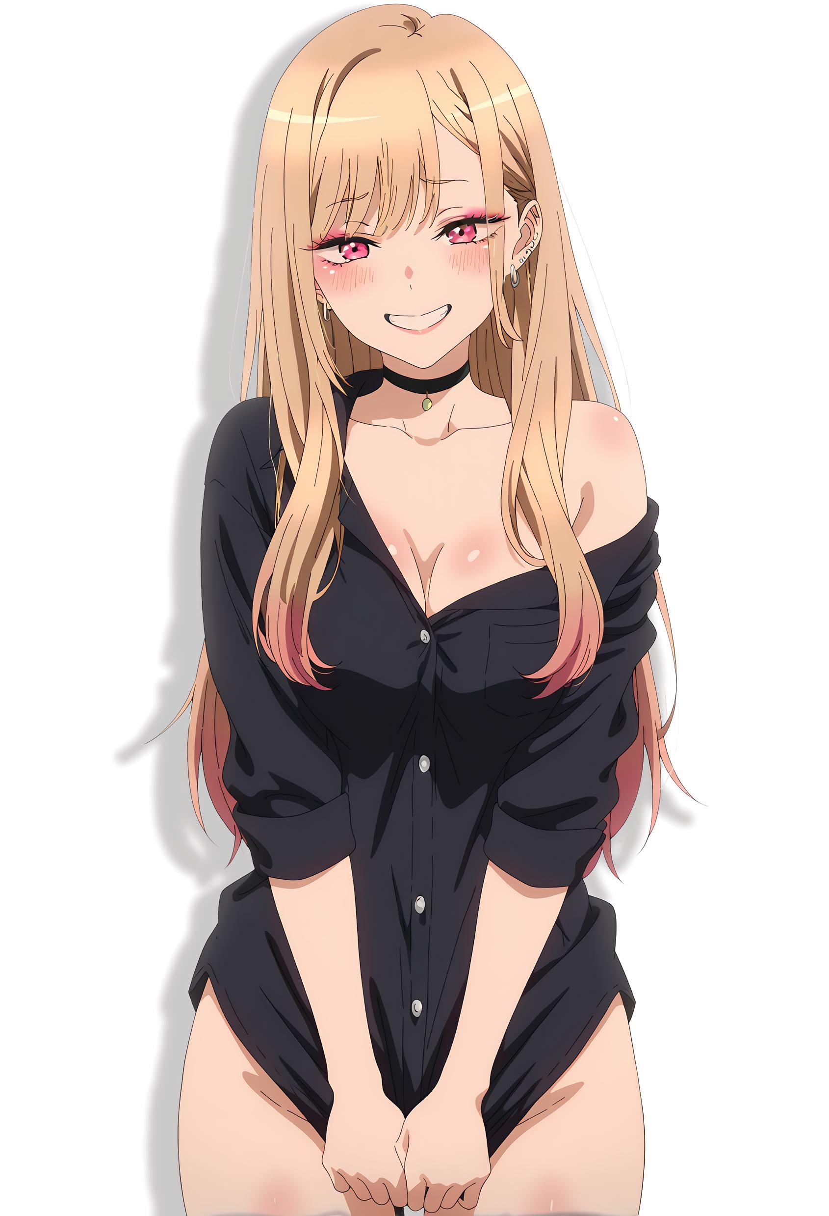 AI生成アニメ美少女 - [2D] 喜多川海梦 金髪巨乳コスプレイヤー 黒ストッキング開脚 各種衣装 153P
