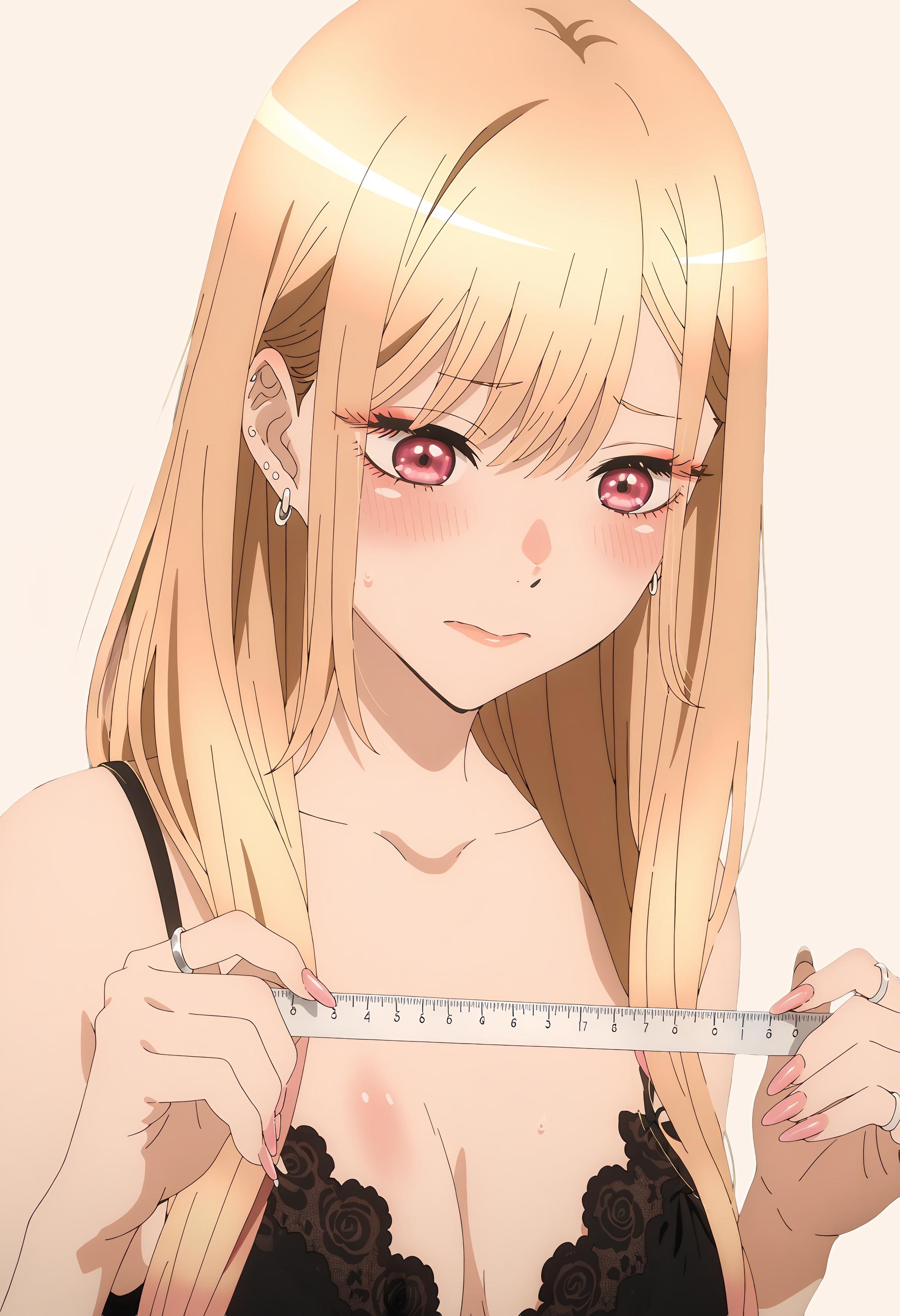 AI 생성 애니메이션 소녀 - [2D] 喜多川海梦 키타가와 마린 금발 거유 라미 코스어 검은 스타킹 다양한 의상 153P