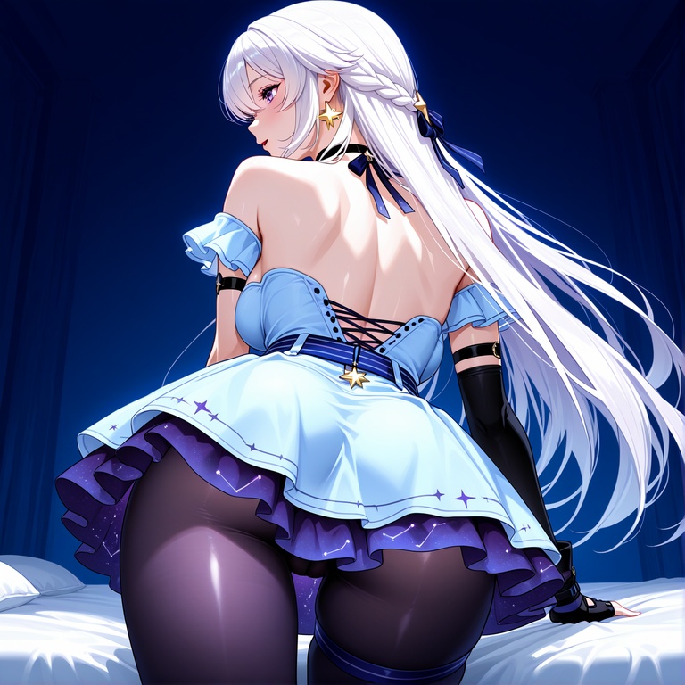 AI生成アニメ少女 - [2D] セレスティア 金髪貴族巨乳お嬢様 礼服破れ黒ストッキング 極致肉感無修正 294P
