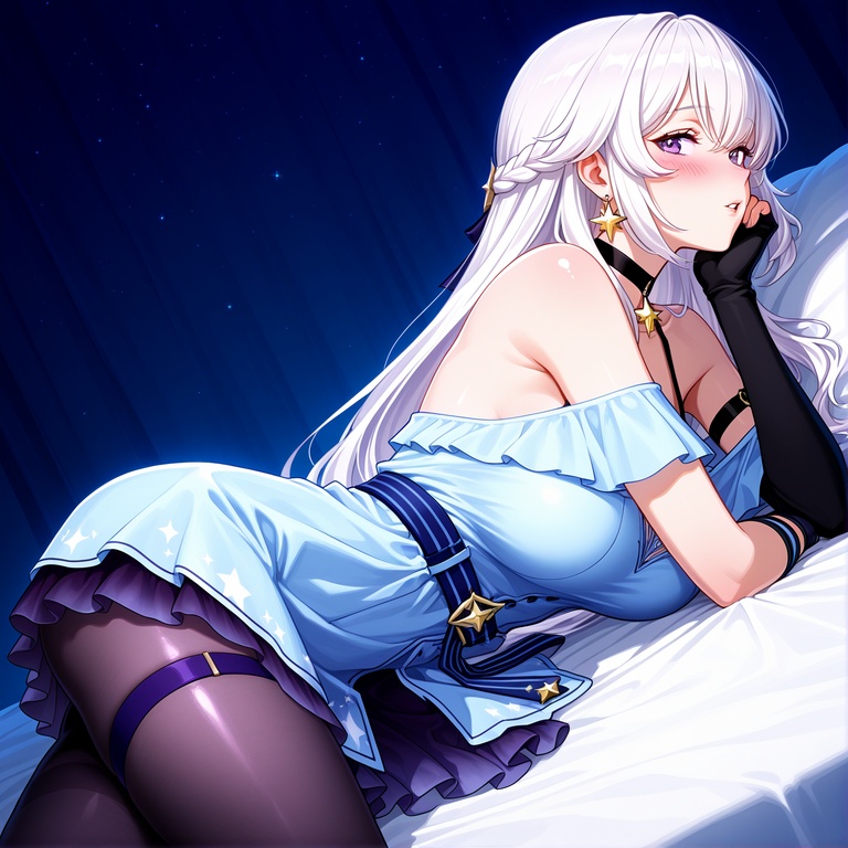 AI生成アニメ少女 - [2D] セレスティア 金髪貴族巨乳お嬢様 礼服破れ黒ストッキング 極致肉感無修正 294P