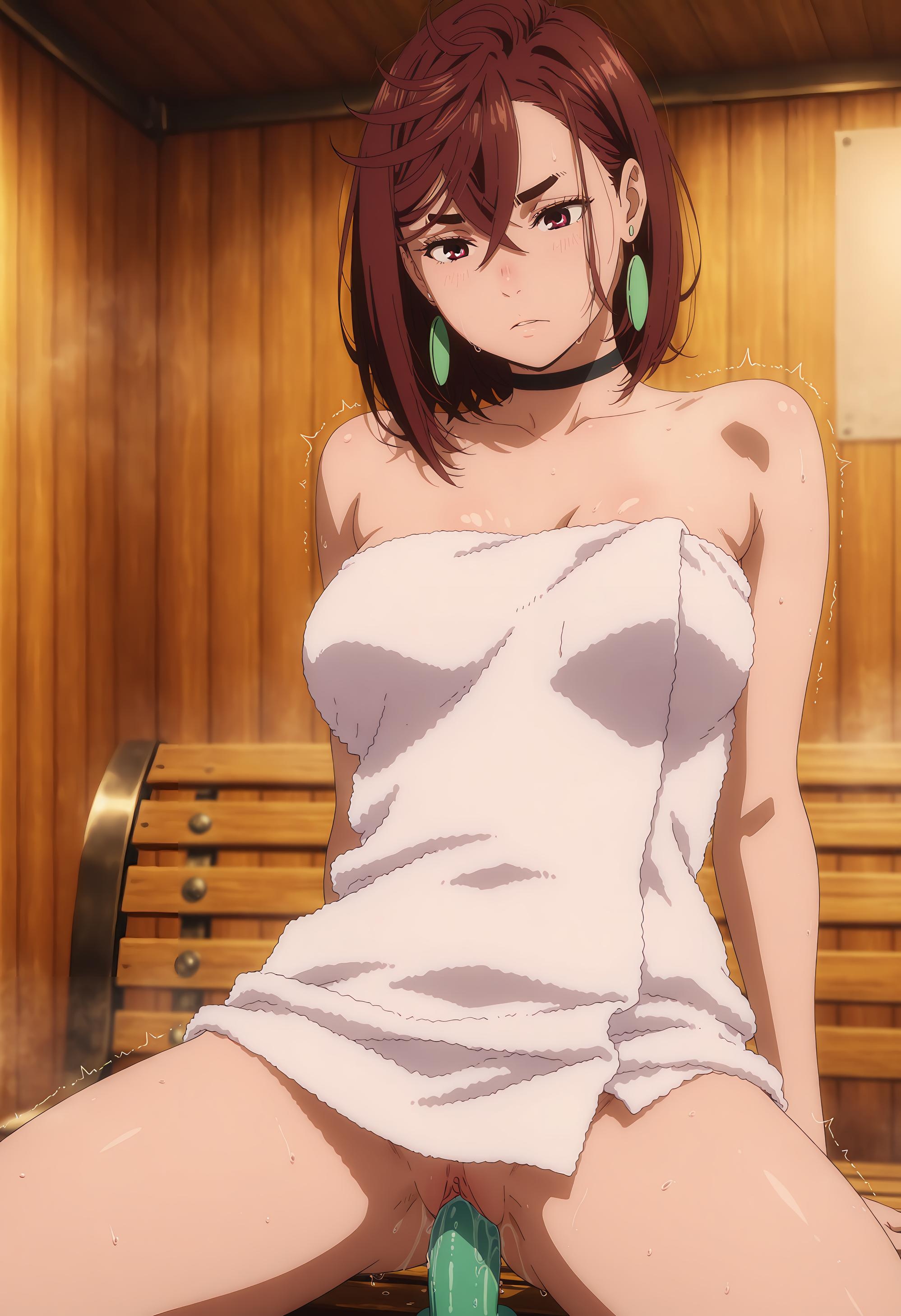 'Anime Girl Tạo Bởi AI - [2D] 绫濑桃 Momo Ayase (Dandadan) Cô Gái Ngực Lớn Tóc Ngắn Trong Đồng Phục Xé Rách Đen, Cảm Giác Tuyệt Đỉnh 86P'