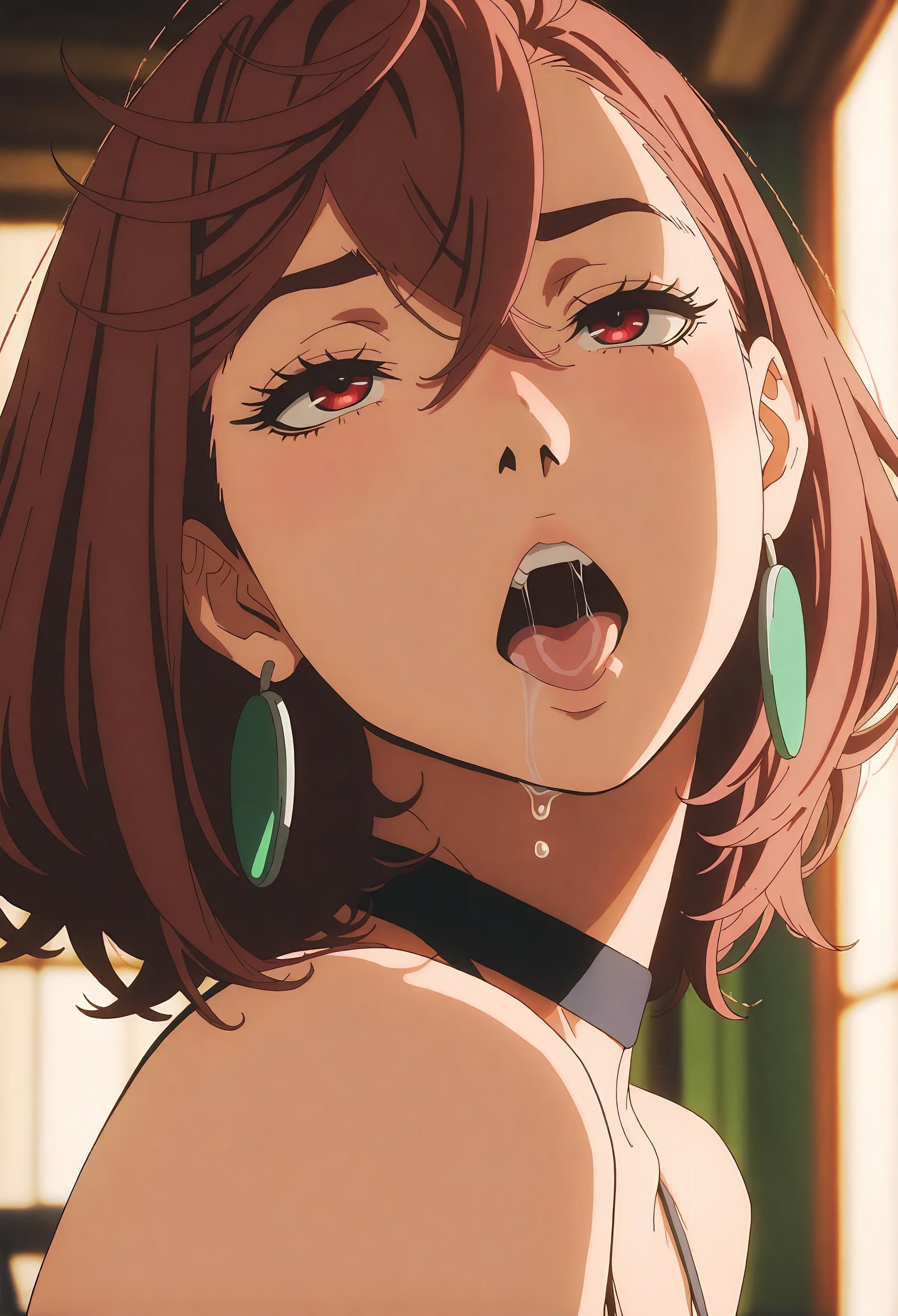 'Anime Girl Tạo Bởi AI - [2D] 绫濑桃 Momo Ayase (Dandadan) Cô Gái Ngực Lớn Tóc Ngắn Trong Đồng Phục Xé Rách Đen, Cảm Giác Tuyệt Đỉnh 86P'