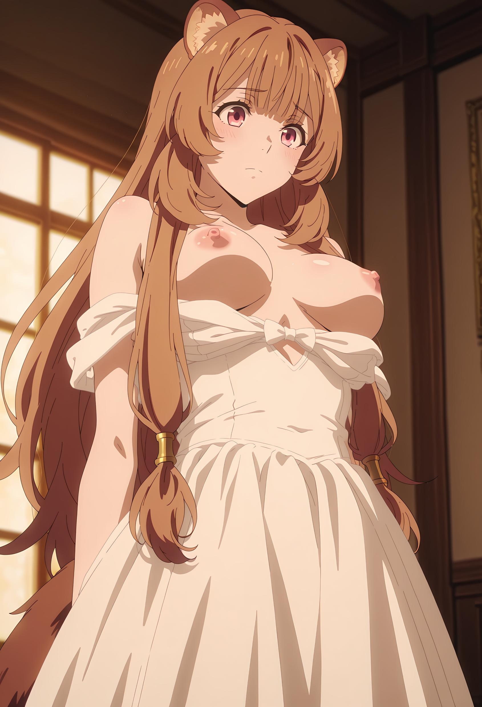 สาวอนิเมะ AI - [2D] ราฟทาเลีย (盾之勇者成名录) สาวทาสหูสัตว์ผมสีน้ำตาล ขายาวเปิดเป้า 189P
